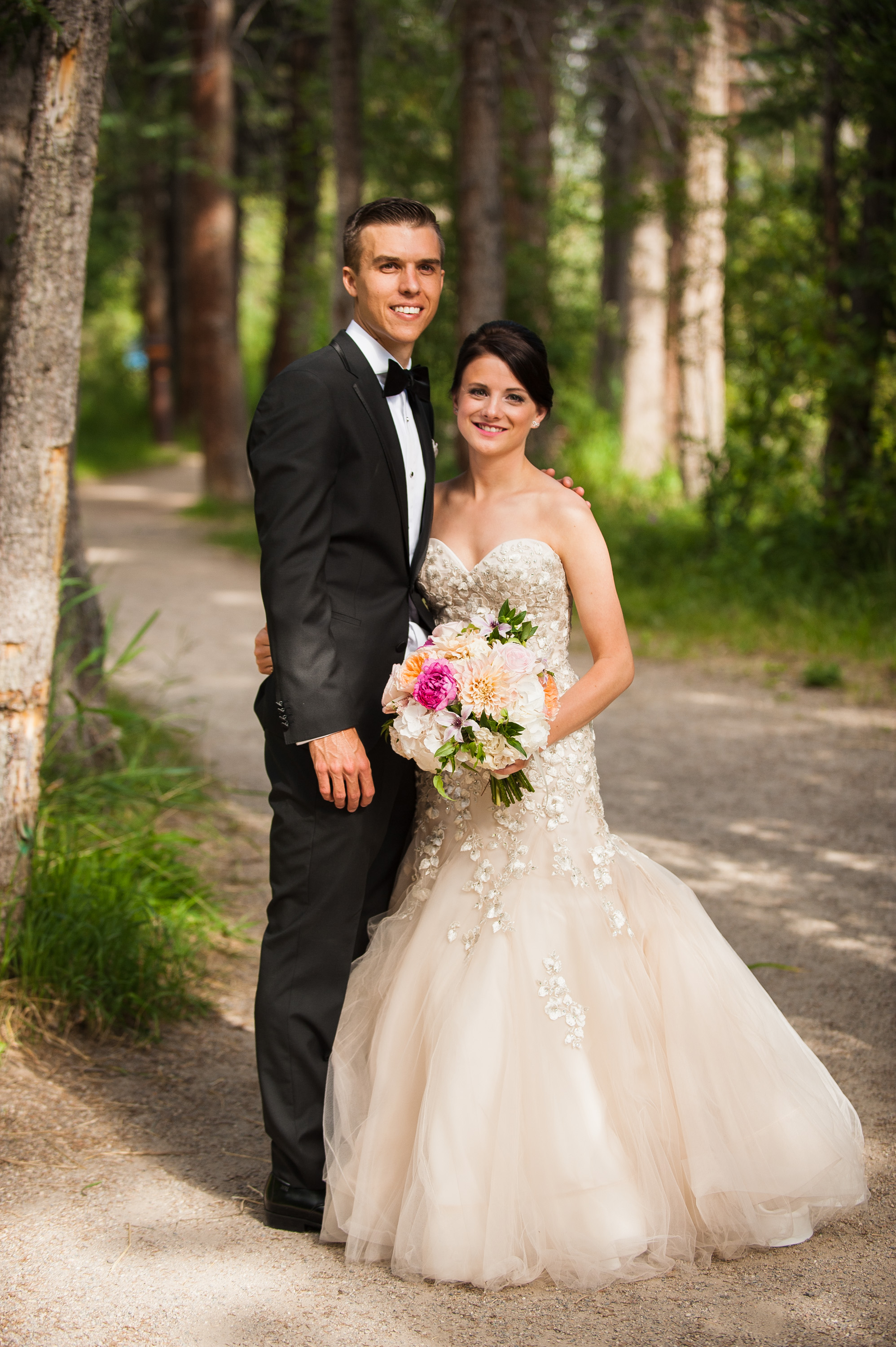 Jessica + Derek's wedding at the Four Seasons Vail | Gown by Liancarlo from Little White Dress Bridal Shop in Denver | Doug Treiber Photography