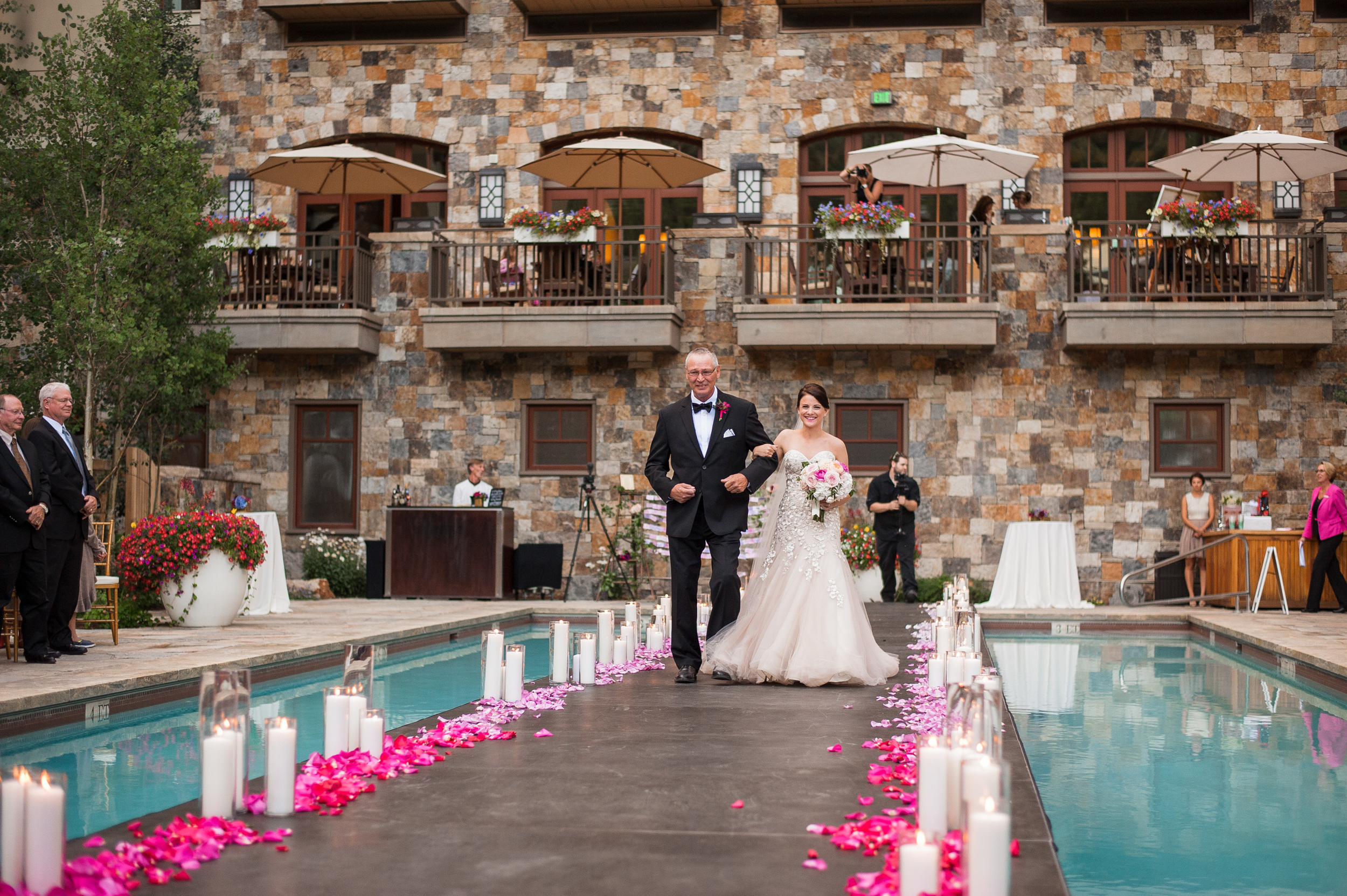  Jessica + Derek's wedding at the Four Seasons Vail | Gown by Liancarlo from Little White Dress Bridal Shop in Denver | Doug Treiber Photography 