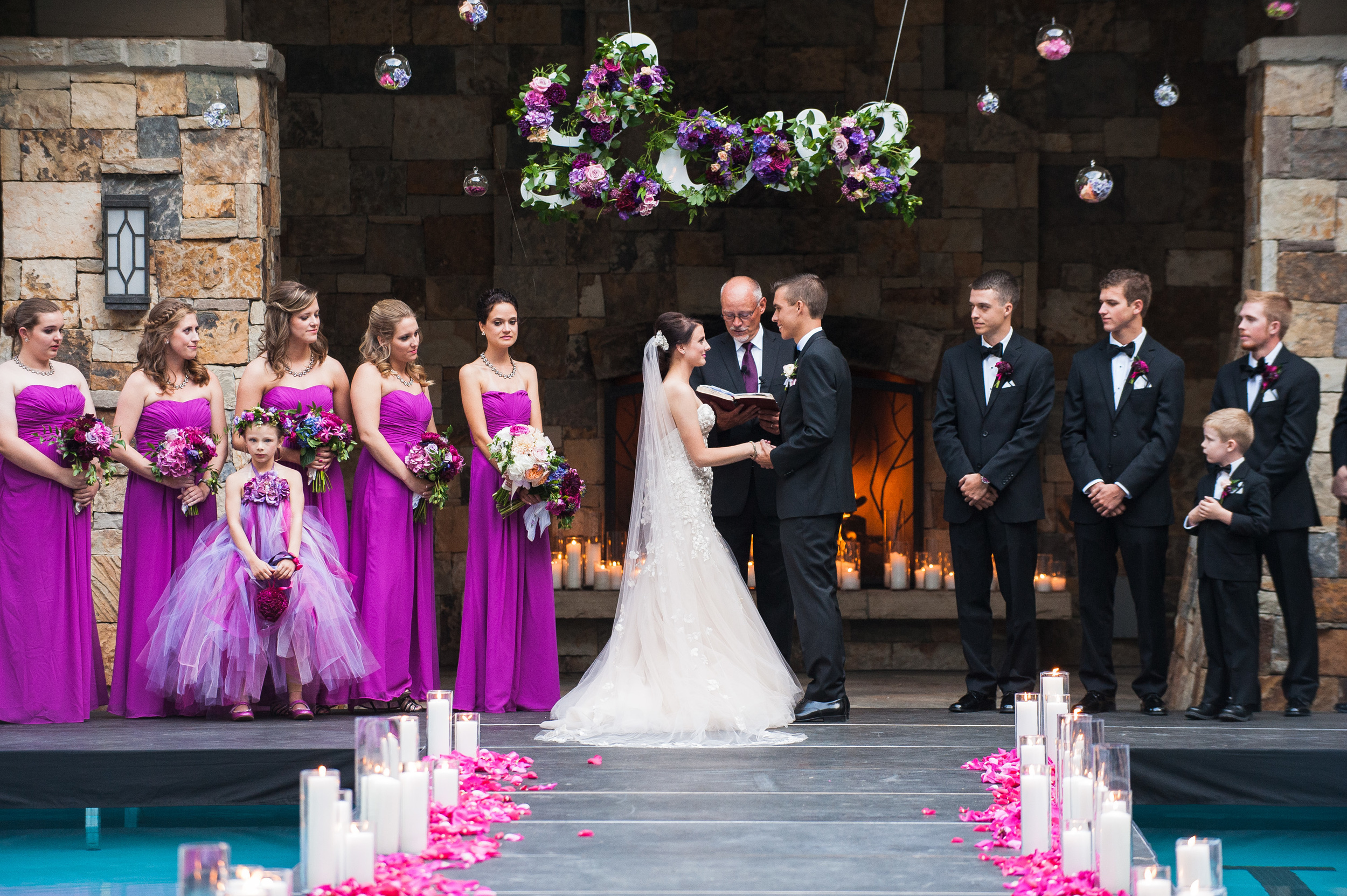  Jessica + Derek's wedding at the Four Seasons Vail | Gown by Liancarlo from Little White Dress Bridal Shop in Denver | Doug Treiber Photography 