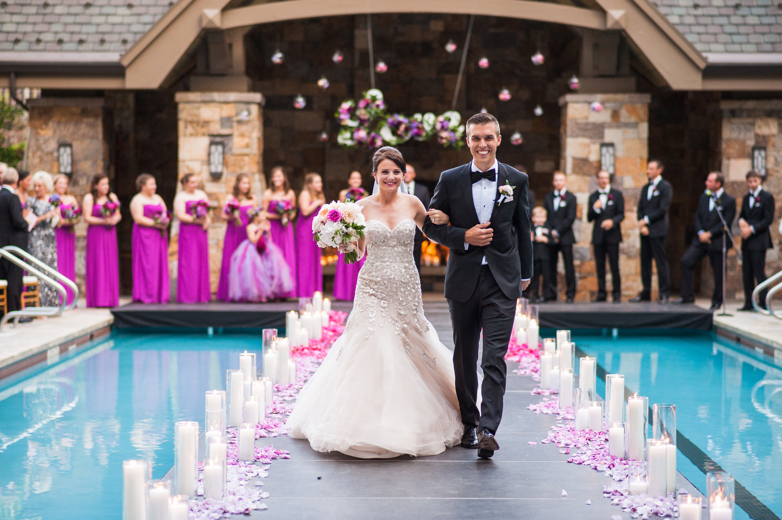  Jessica + Derek's wedding at the Four Seasons Vail | Gown by Liancarlo from Little White Dress Bridal Shop in Denver | Doug Treiber Photography 