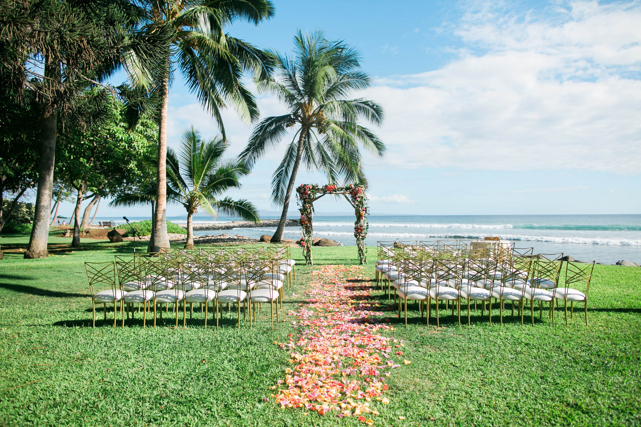  Maui, Hawaii beach wedding ceremony | Joanna Tano Photography 