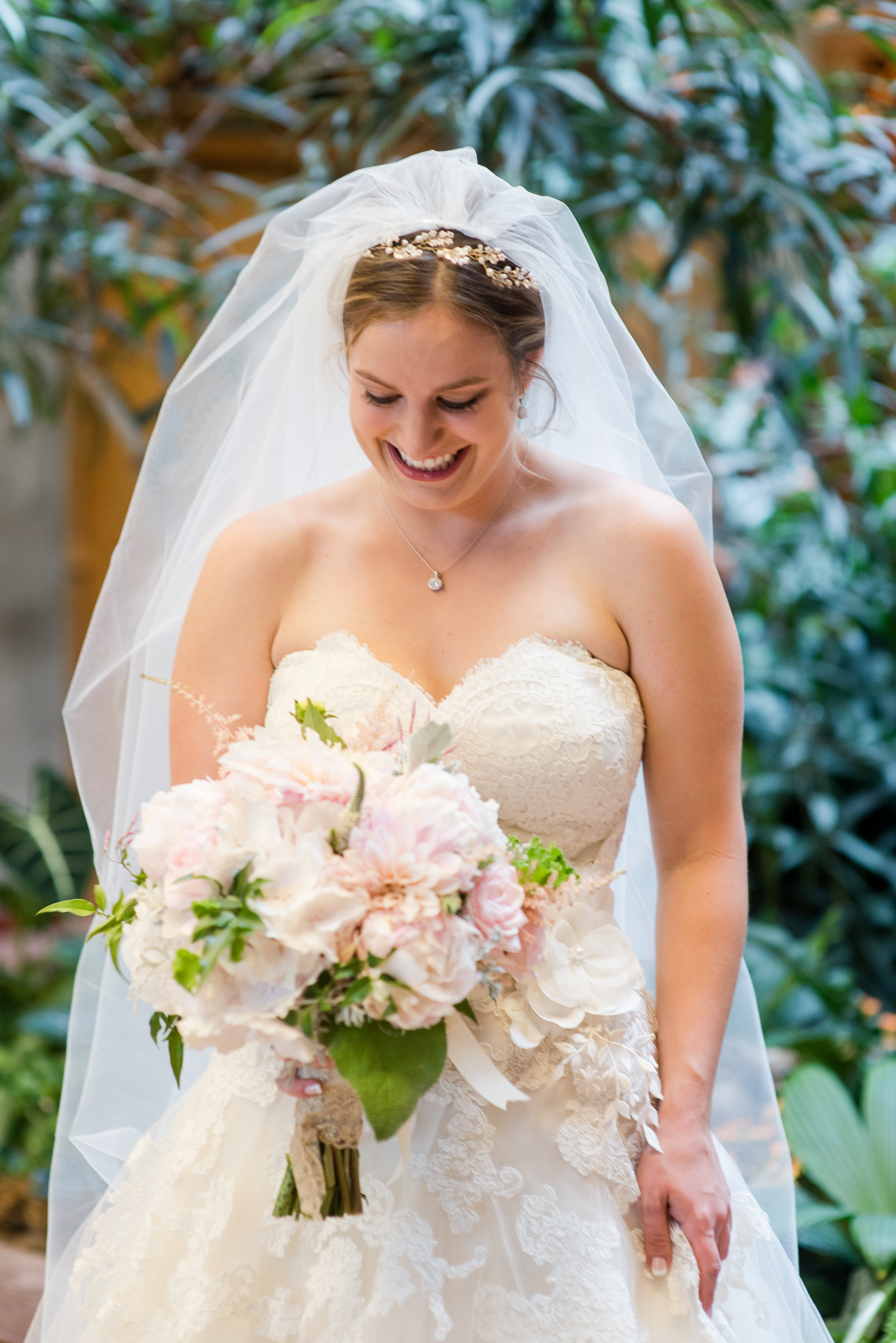  Denver Botanic Garden Wedding | Liancarlo gown from Little White Dress | Kara Pearson Photography 