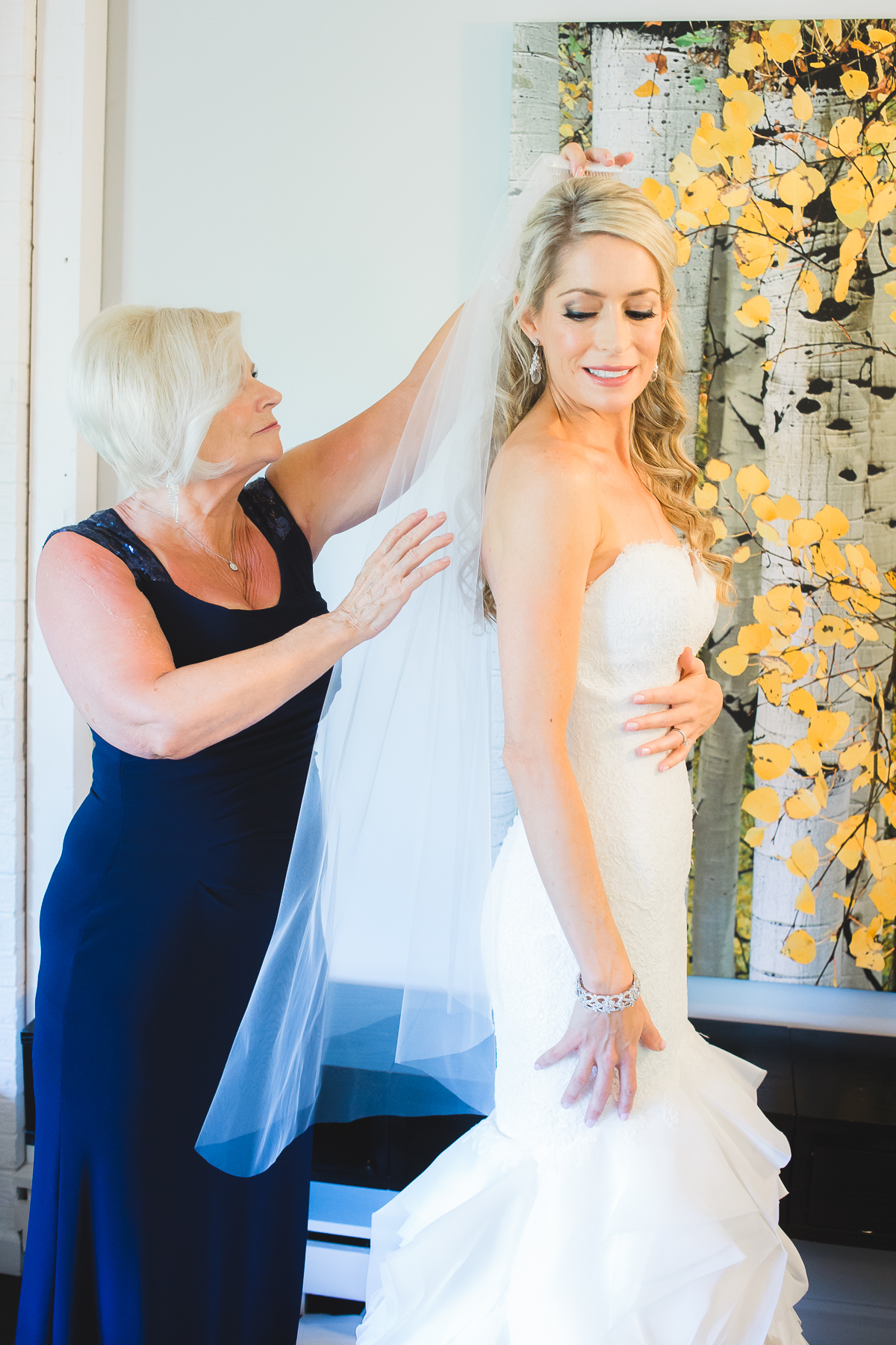 Aspen Art Museum Wedding | Wedding Dress from Little White Dress in Denver | Amy Bluestar Photography