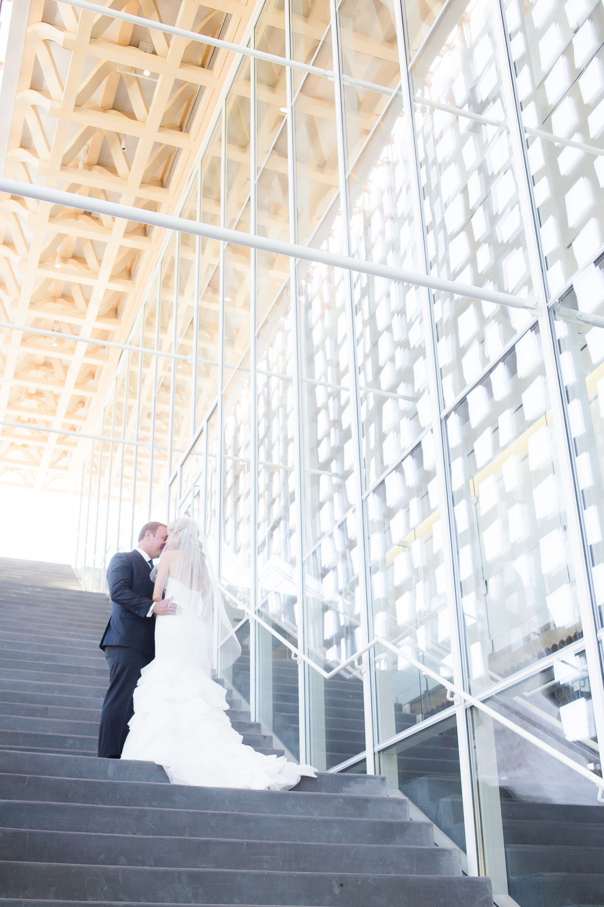 Aspen Art Museum Wedding | Wedding Dress from Little White Dress in Denver | Amy Bluestar Photography