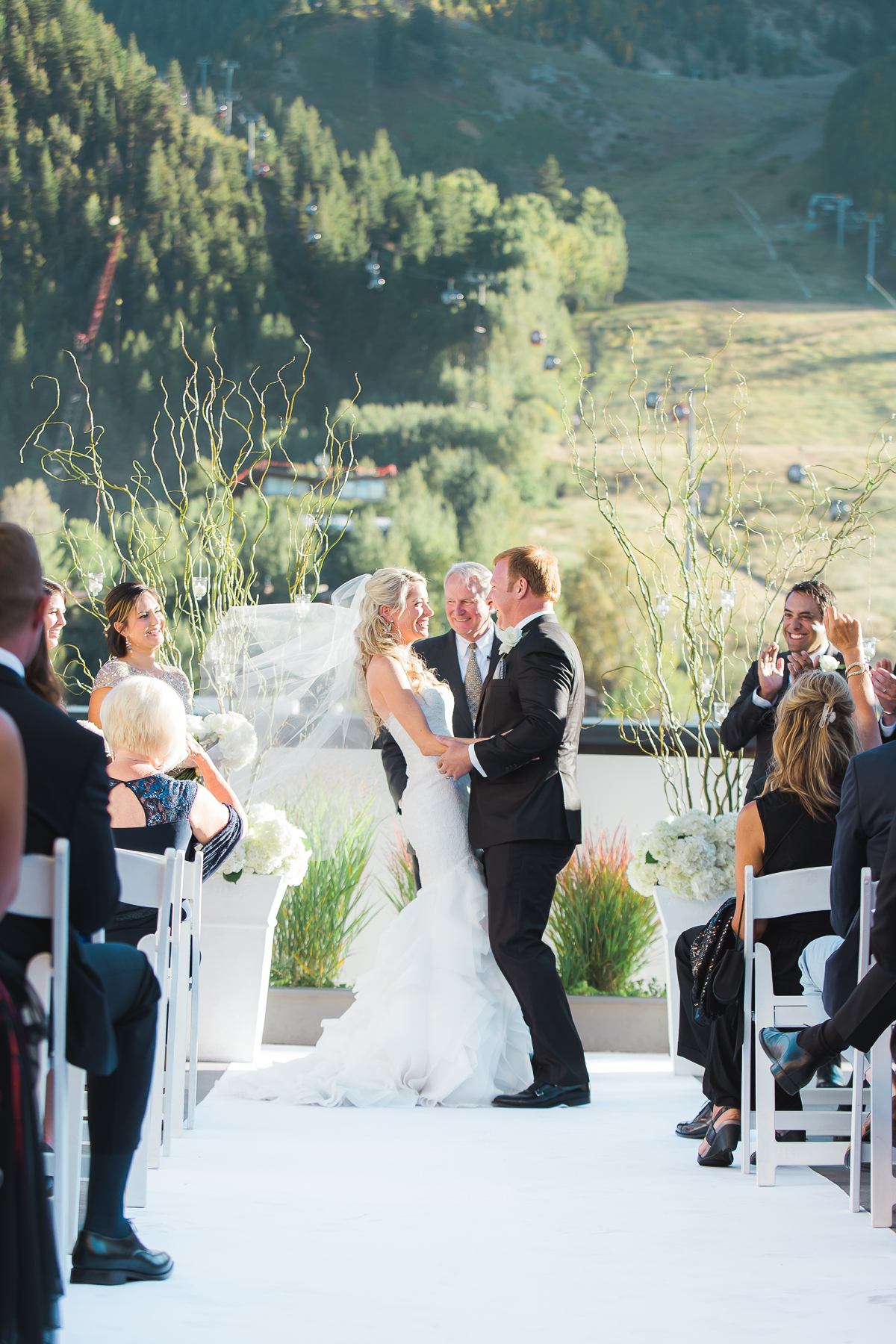 Aspen Art Museum Wedding | Wedding Dress from Little White Dress in Denver | Amy Bluestar Photography