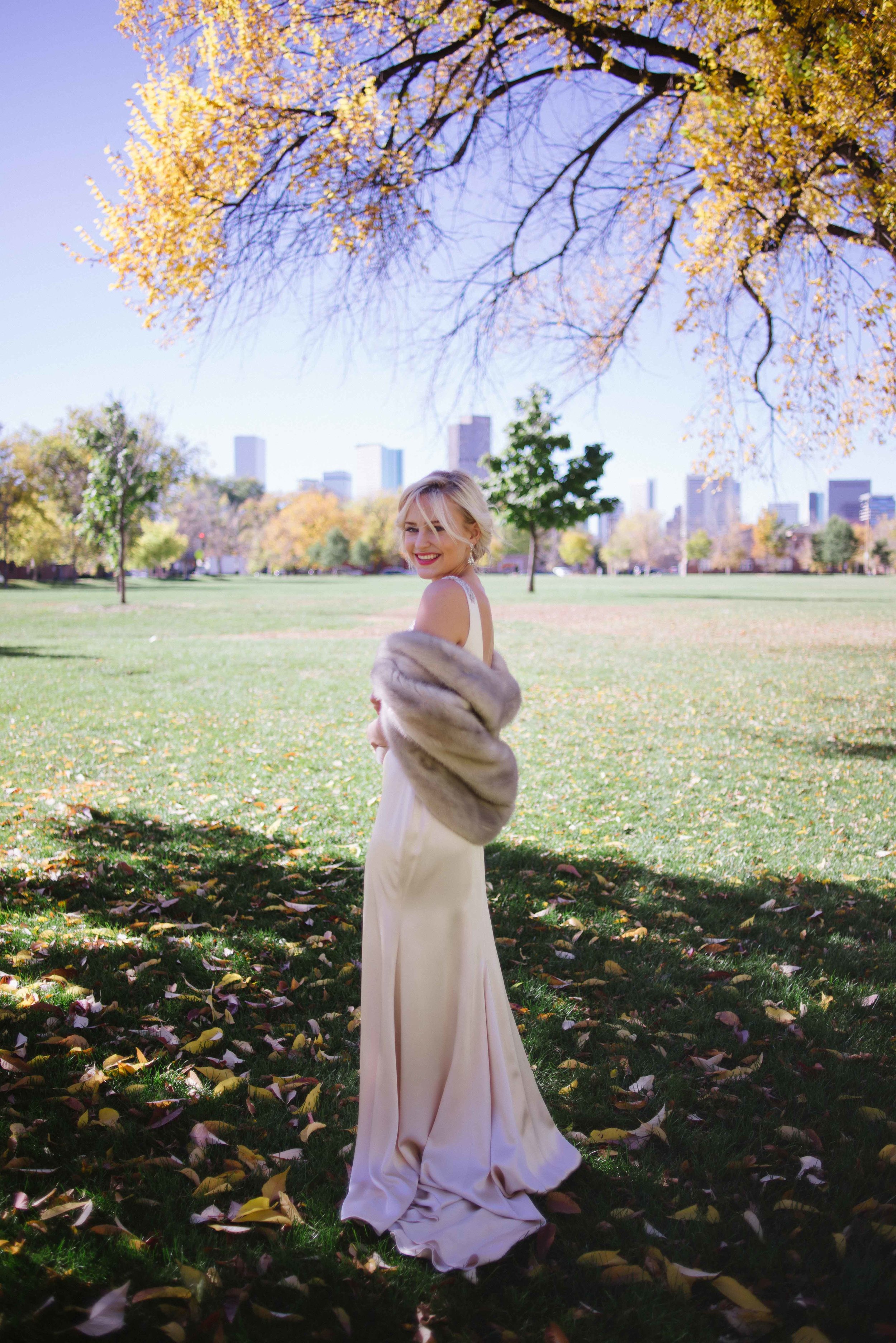  Fall Wedding | Vintage Bridal Fur from Little White Dress Bridal Shop 