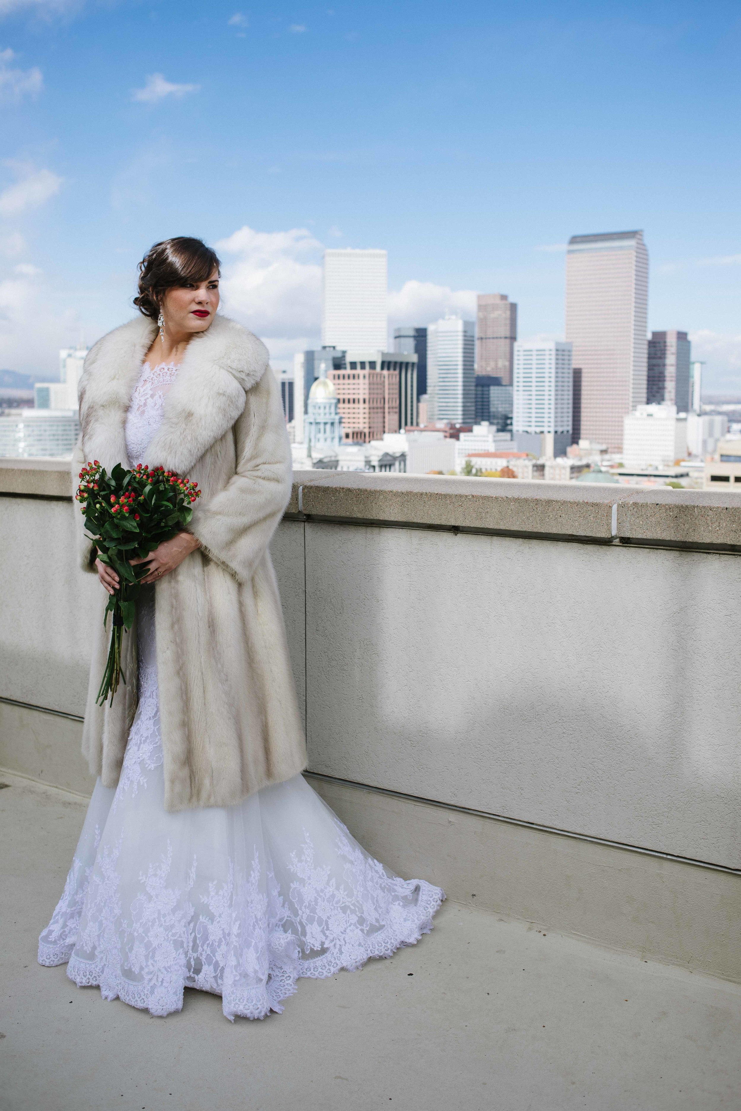  Winter Wedding | Vintage Bridal Fur from Little White Dress Bridal Shop 