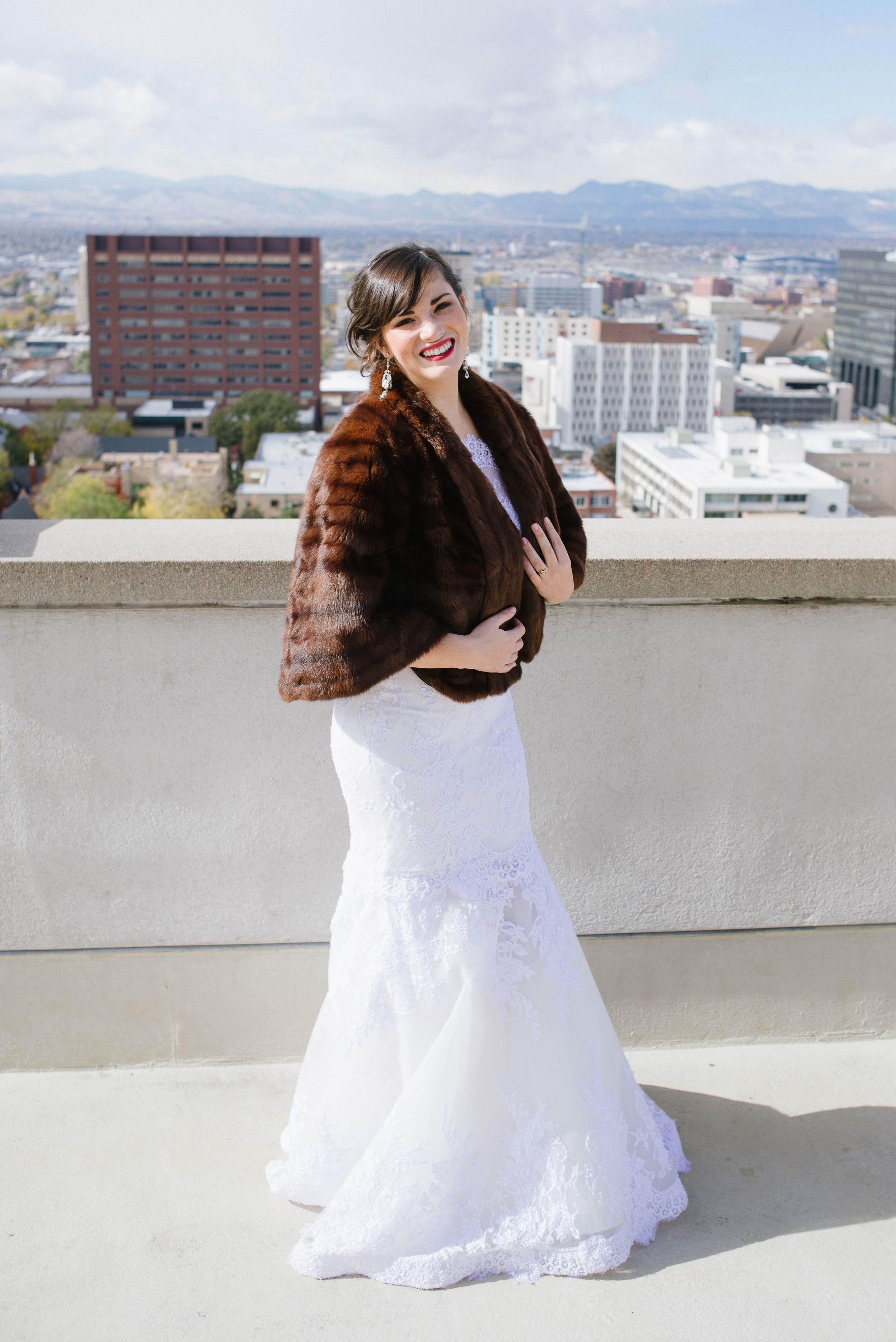  Winter Wedding | Vintage Bridal Fur from Little White Dress Bridal Shop 