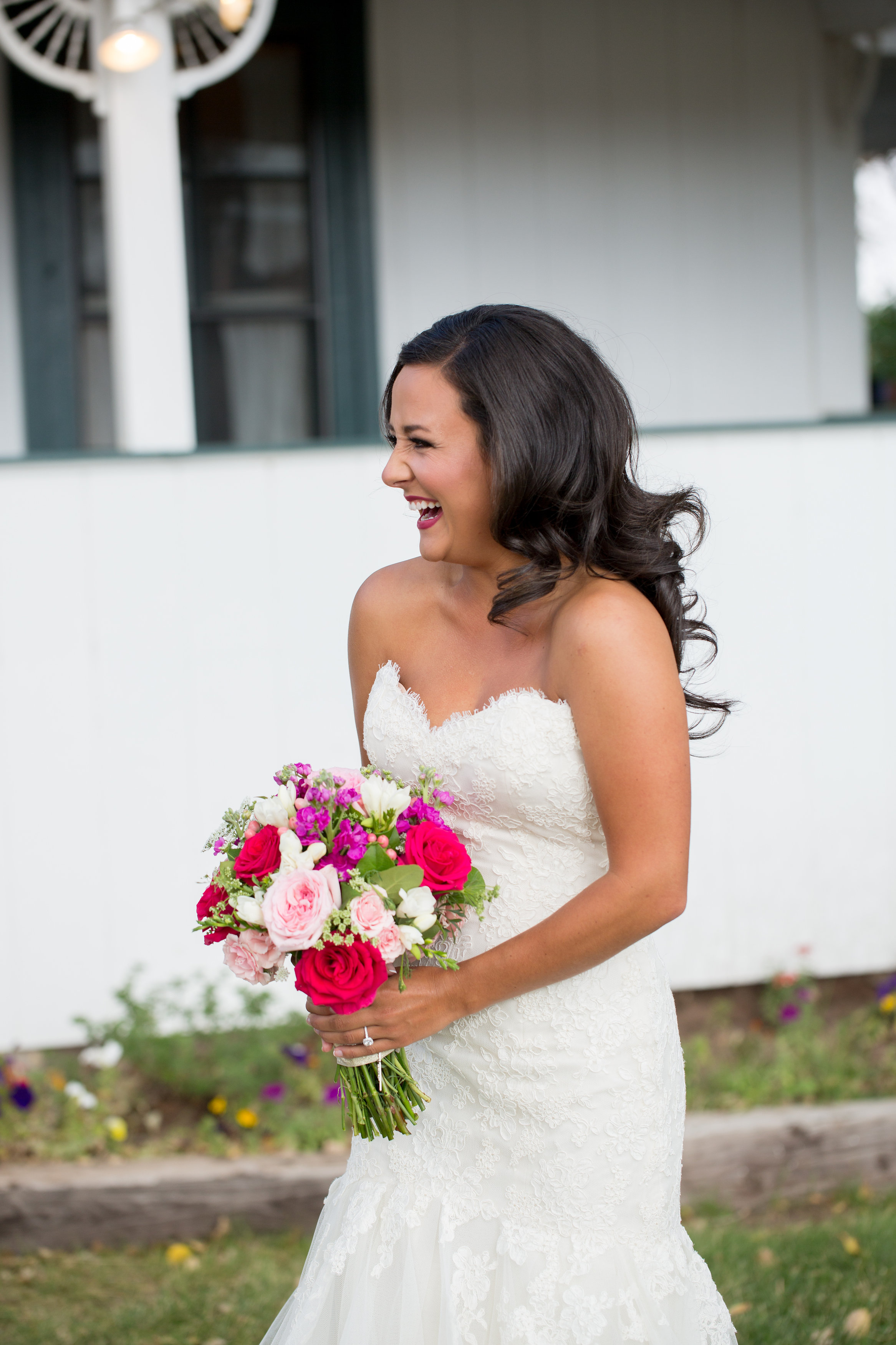 Wiens Ranch Wedding Colorado | Liancarlo 6803 Wedding Gown from Little White Dress | Jamie Beth Photography