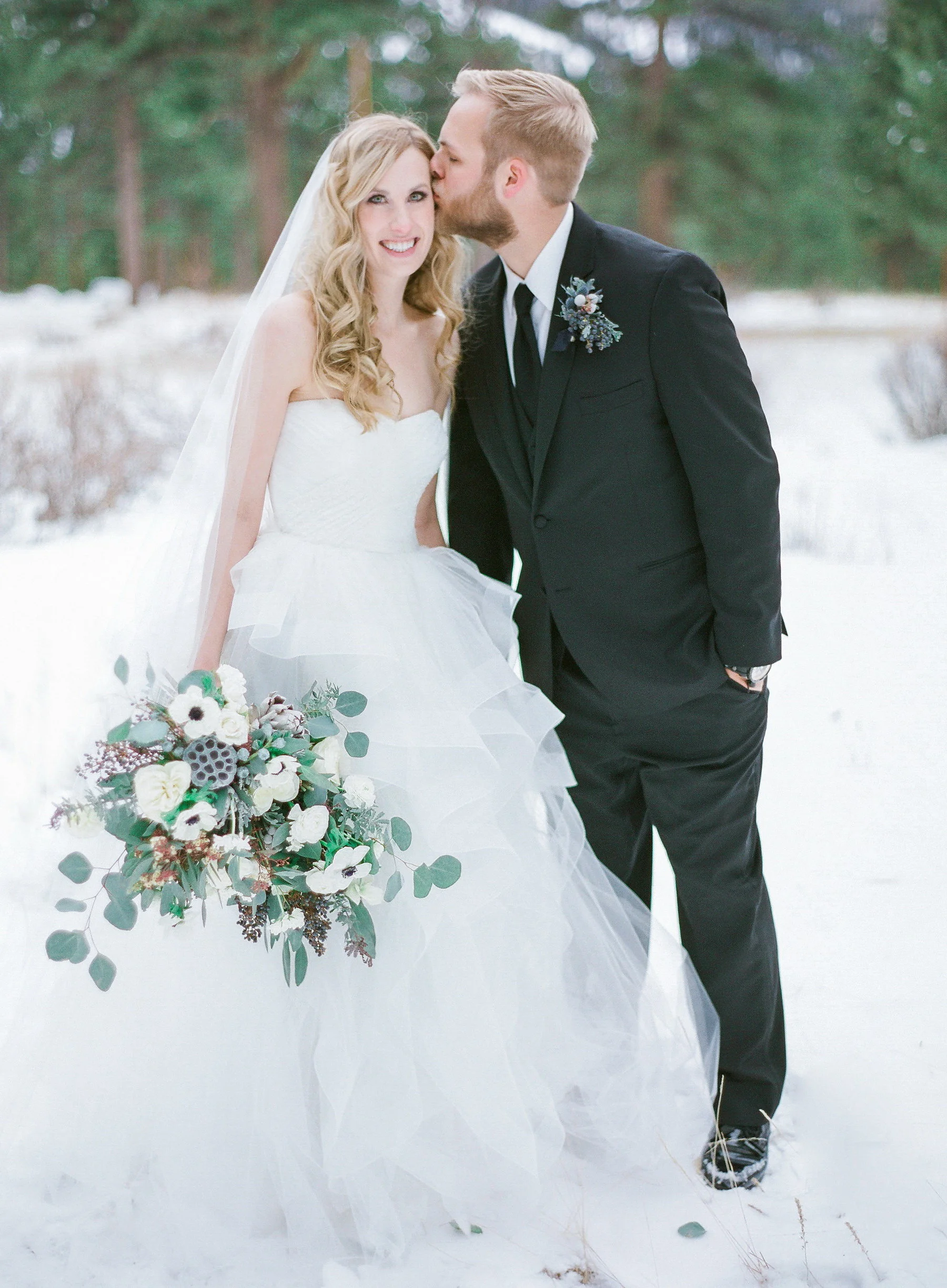 Kendall + Grant's Winter Wonderland Wedding