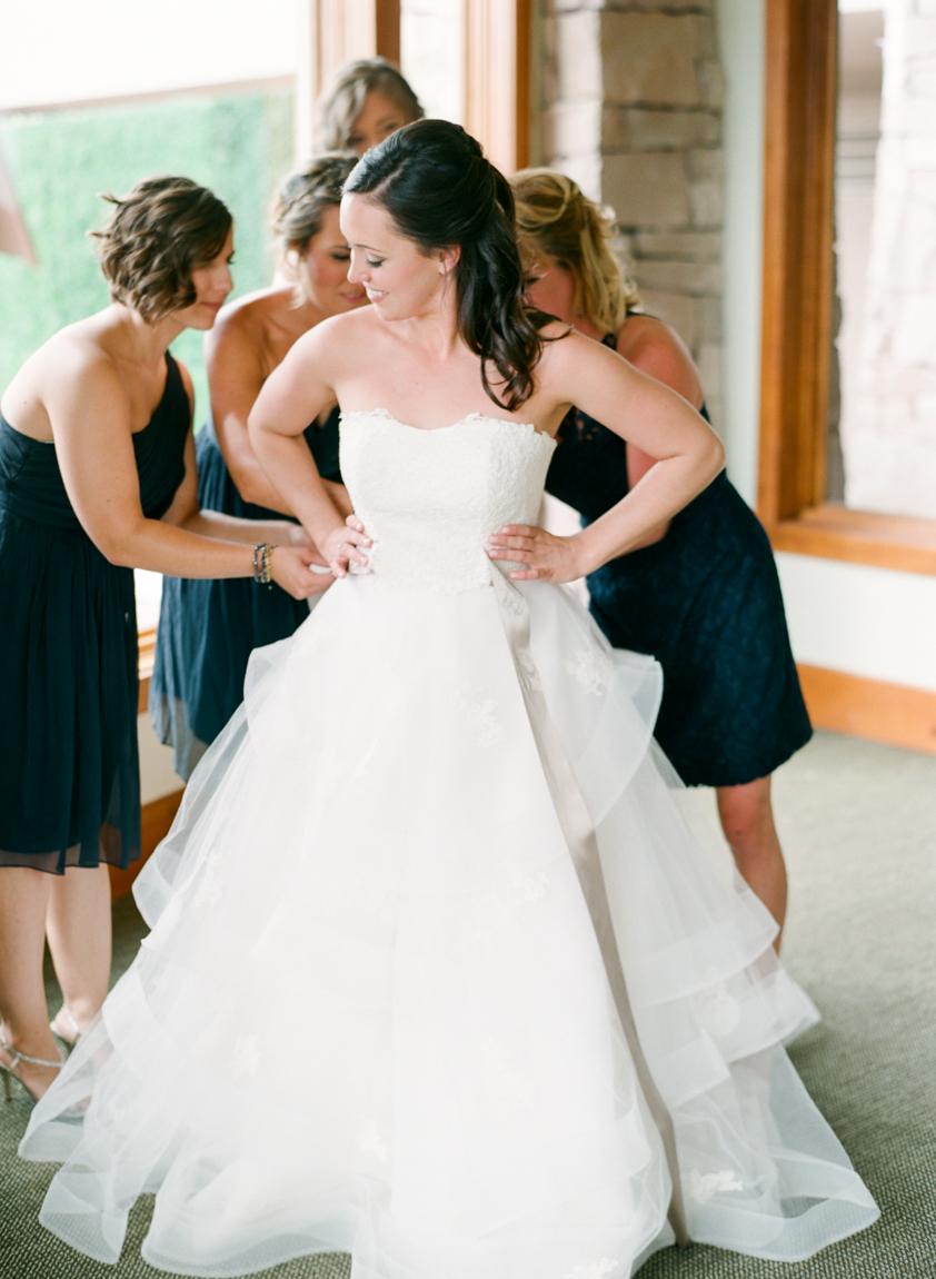  Scottish Inspired Colorado Wedding | Anne Barge 612 from Little White Dress in Denver | Connie Whitlock Photography 