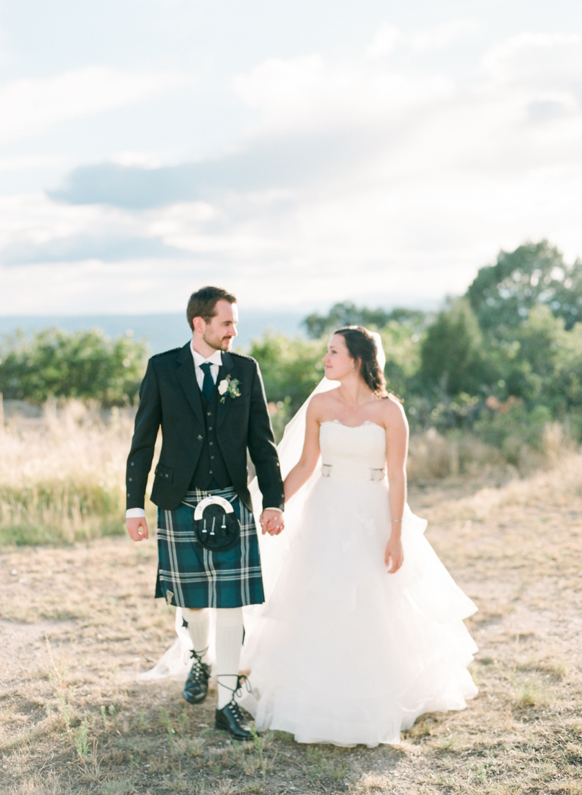  Scottish Inspired Colorado Wedding | Anne Barge 612 from Little White Dress in Denver | Connie Whitlock Photography 