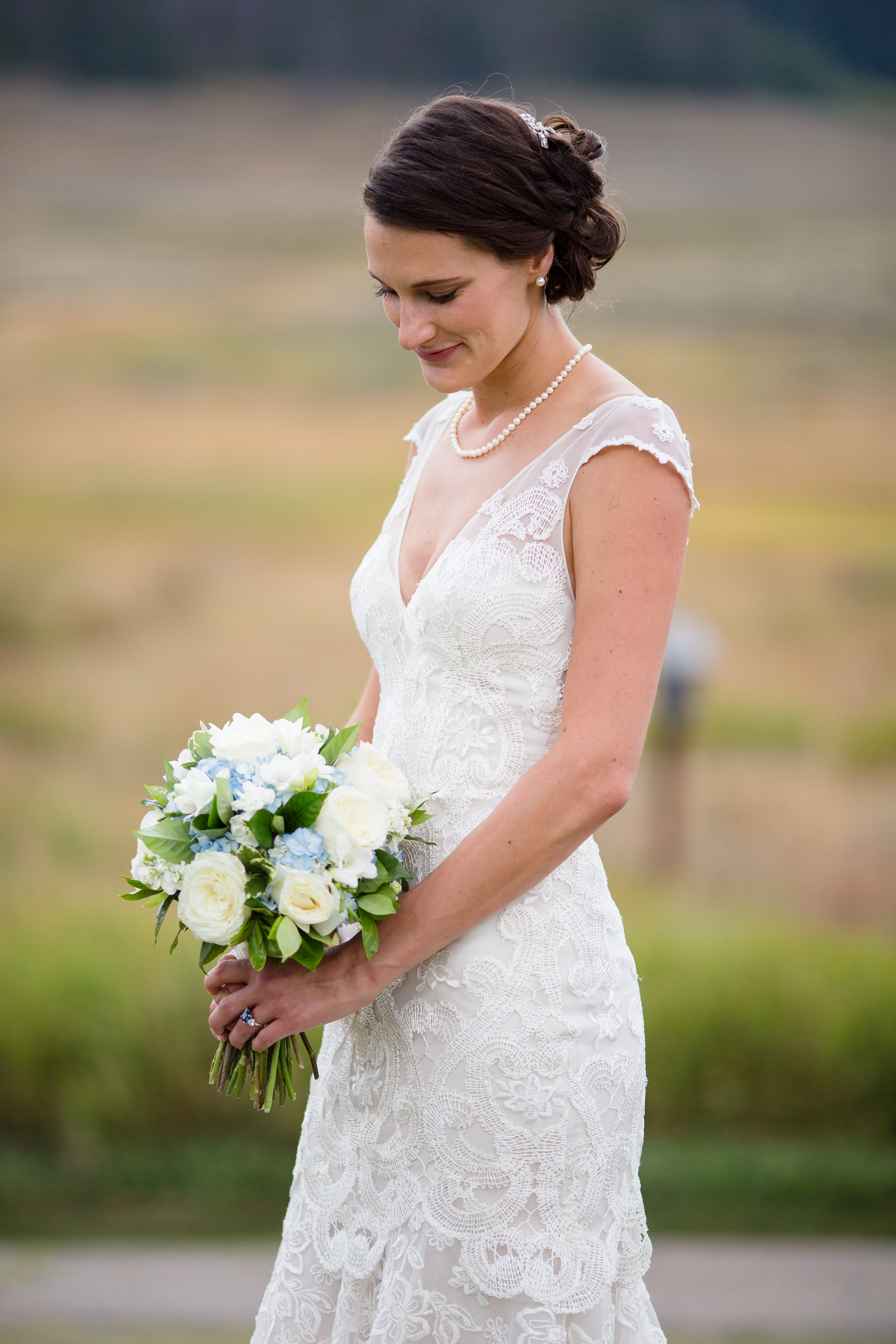 Keystone Ranch Wedding | Liancarlo 6811 available at Little White Dress bridal shop in Denver | Sarah Roshan Photography