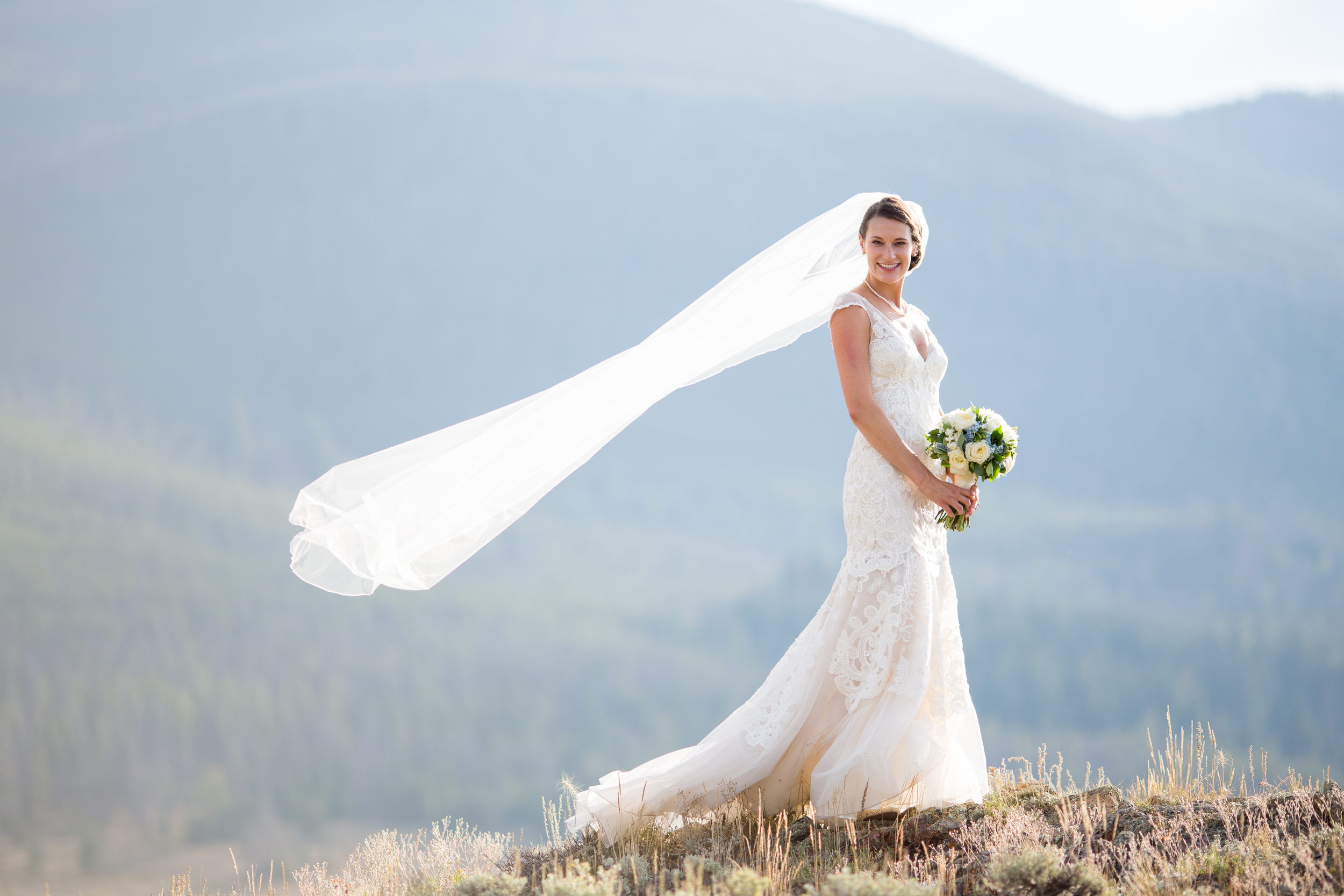 Keystone Ranch Wedding | Liancarlo 6811 available at Little White Dress bridal shop in Denver | Sarah Roshan Photography