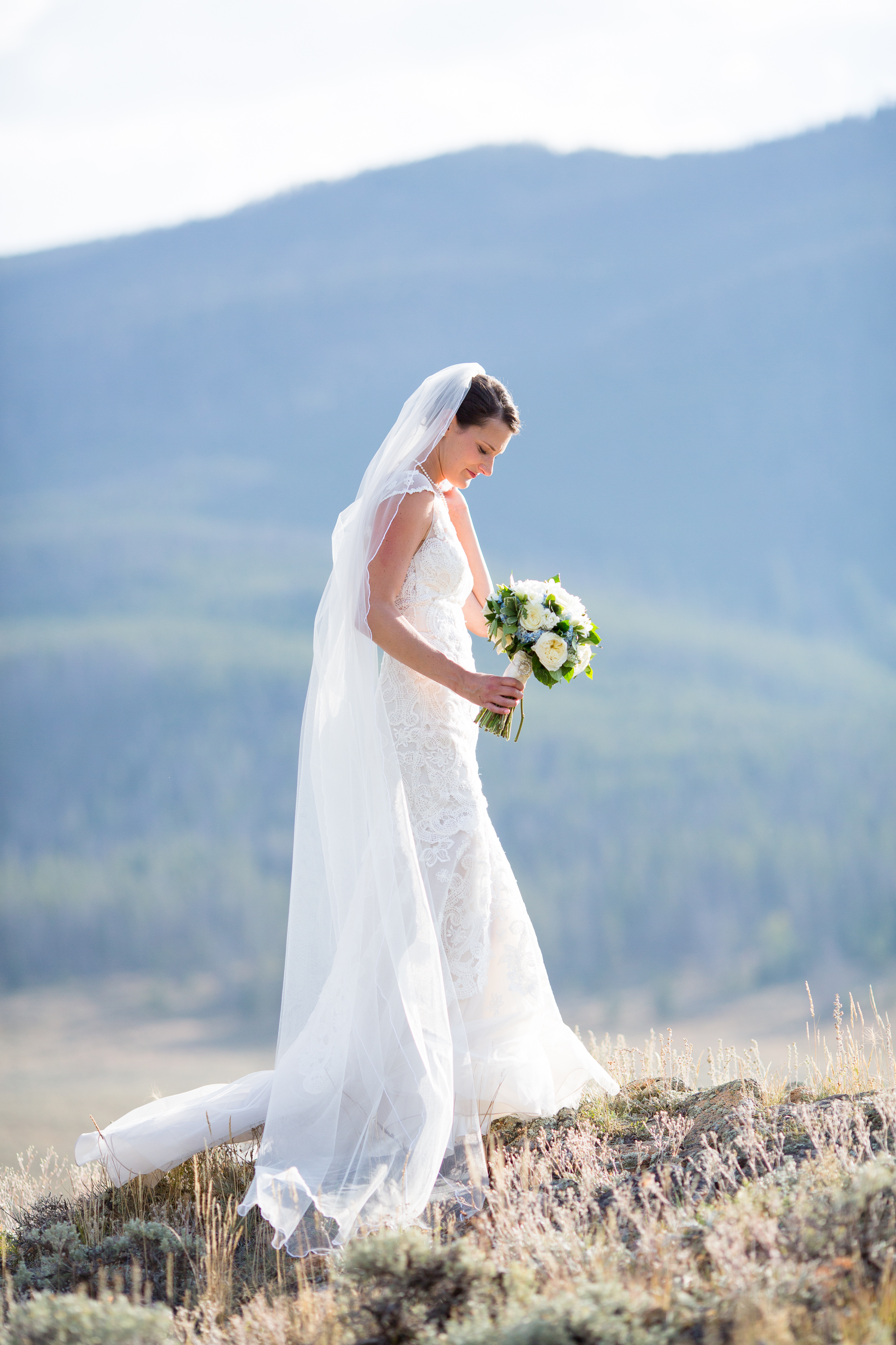 Keystone Ranch Wedding | Liancarlo 6811 available at Little White Dress bridal shop in Denver | Sarah Roshan Photography