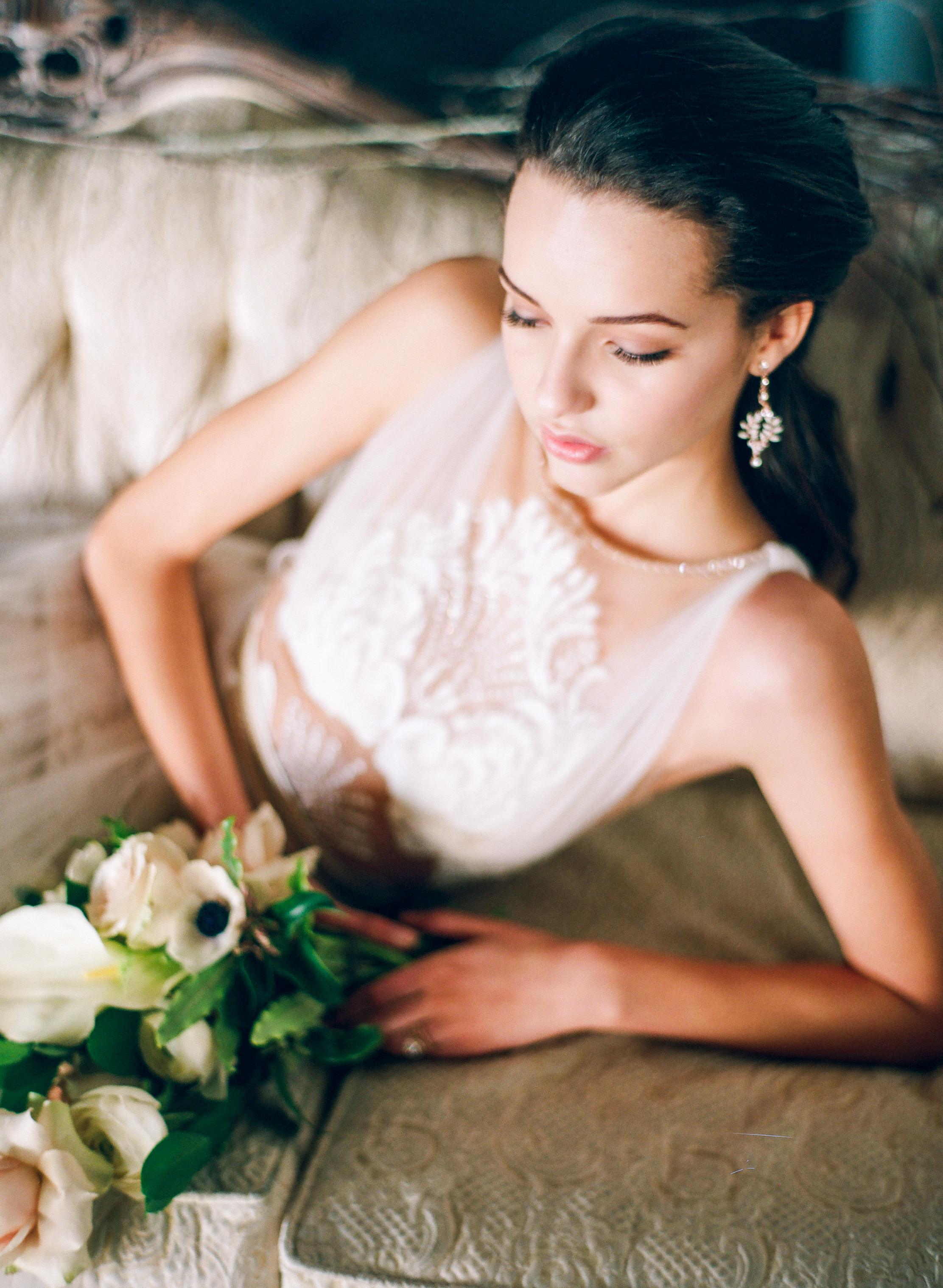 Galia Lahav "Flavia" gown from Little White Dress Bridal Shop | Connie Whitlock Photography | at Moss in Denver