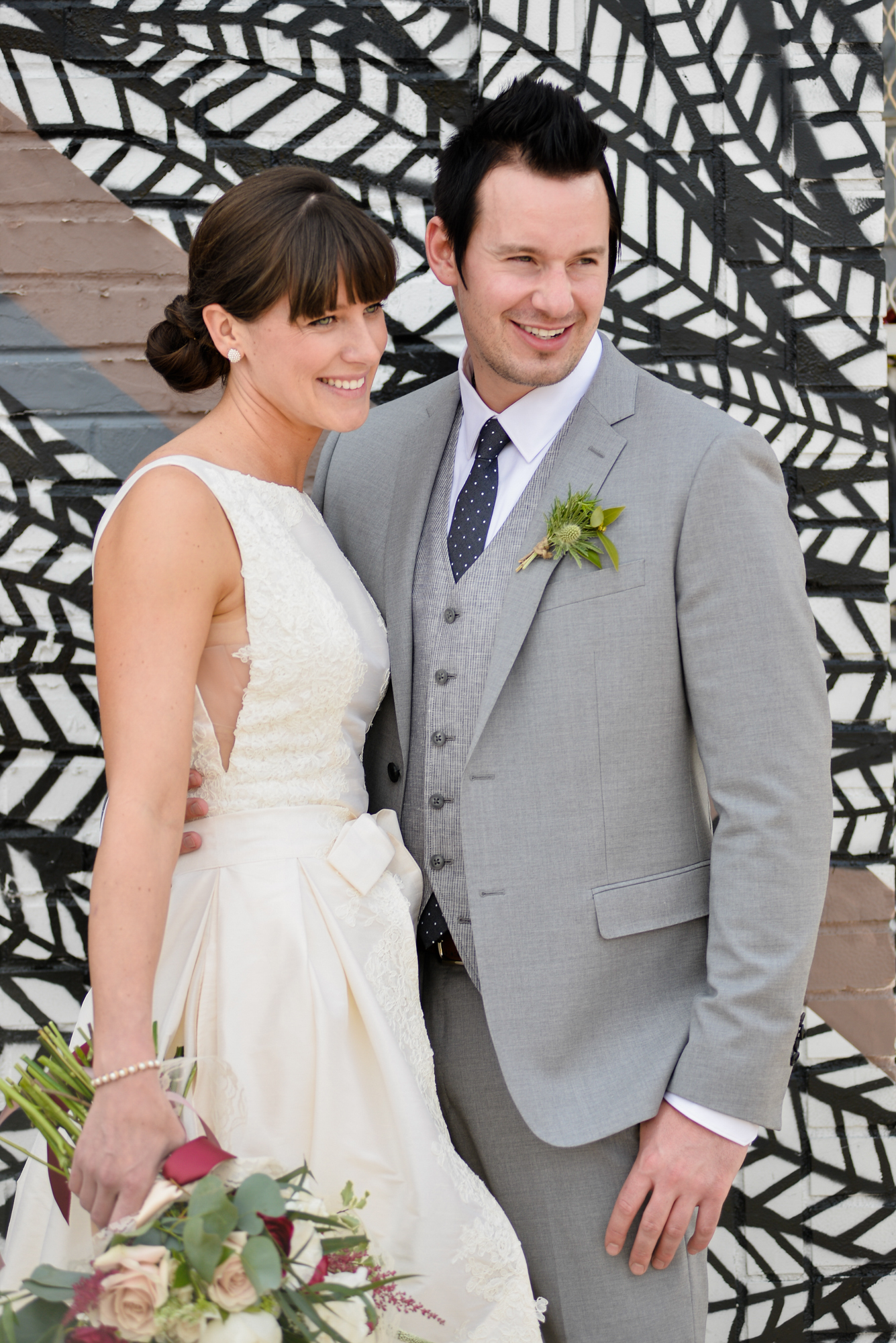 Cara + Evan | Anne Barge "Jenny" available at Little White Dress Bridal shop in Denver | Elevate Photography