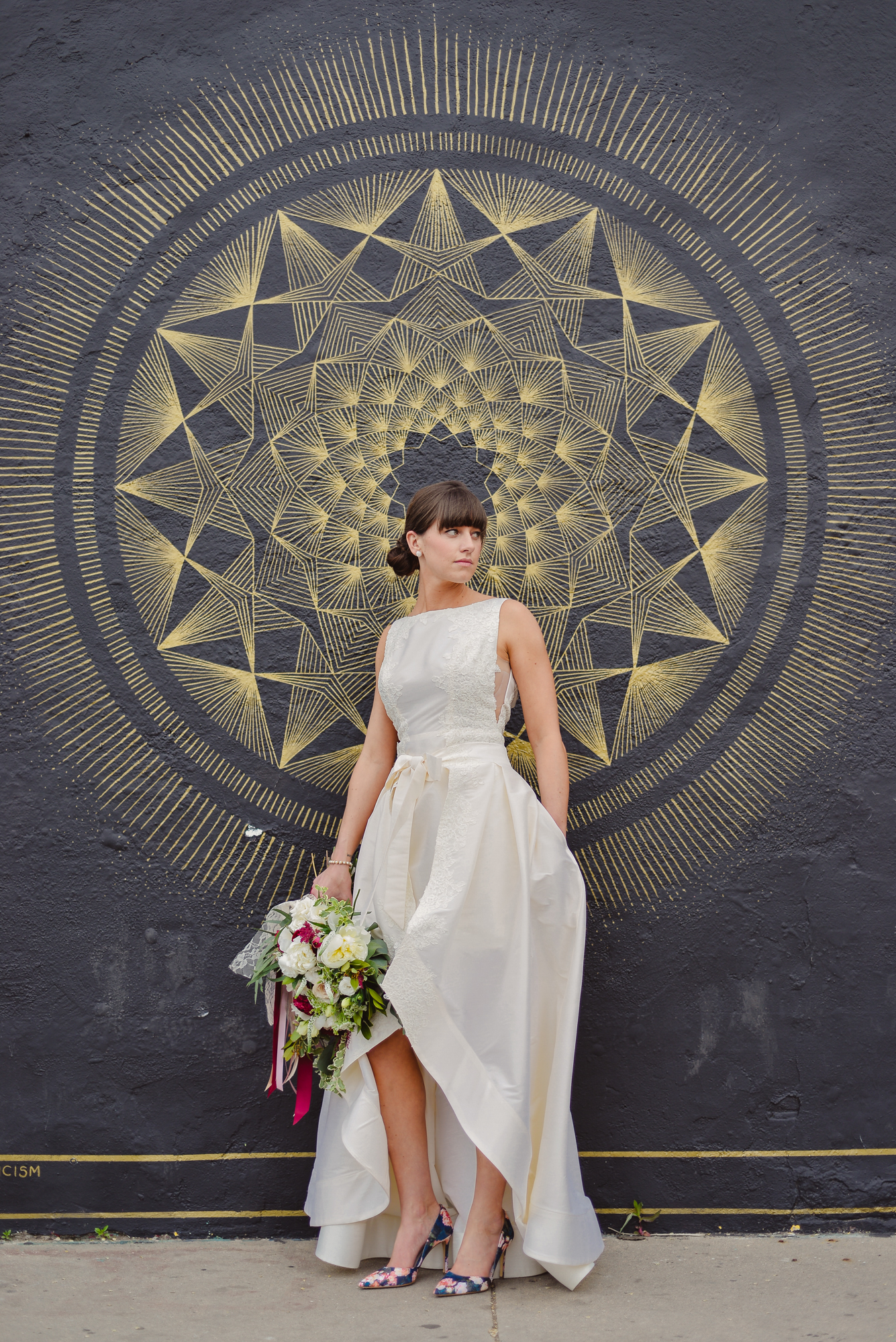 Cara + Evan | Anne Barge "Jenny" available at Little White Dress Bridal shop in Denver | Elevate Photography