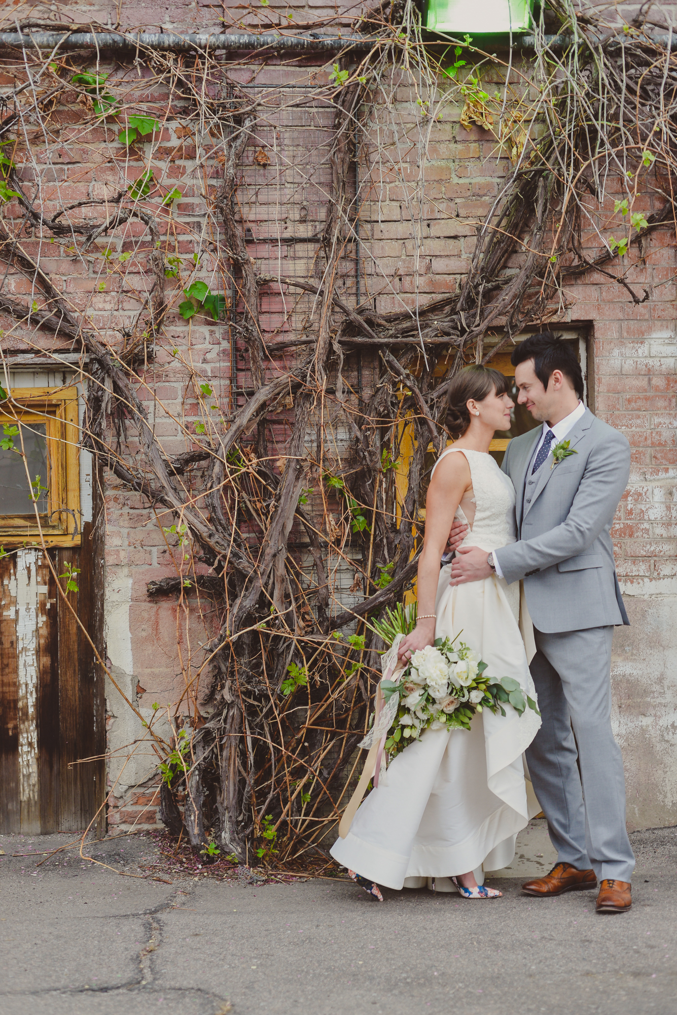 Cara + Evan | Anne Barge "Jenny" available at Little White Dress Bridal shop in Denver | Elevate Photography