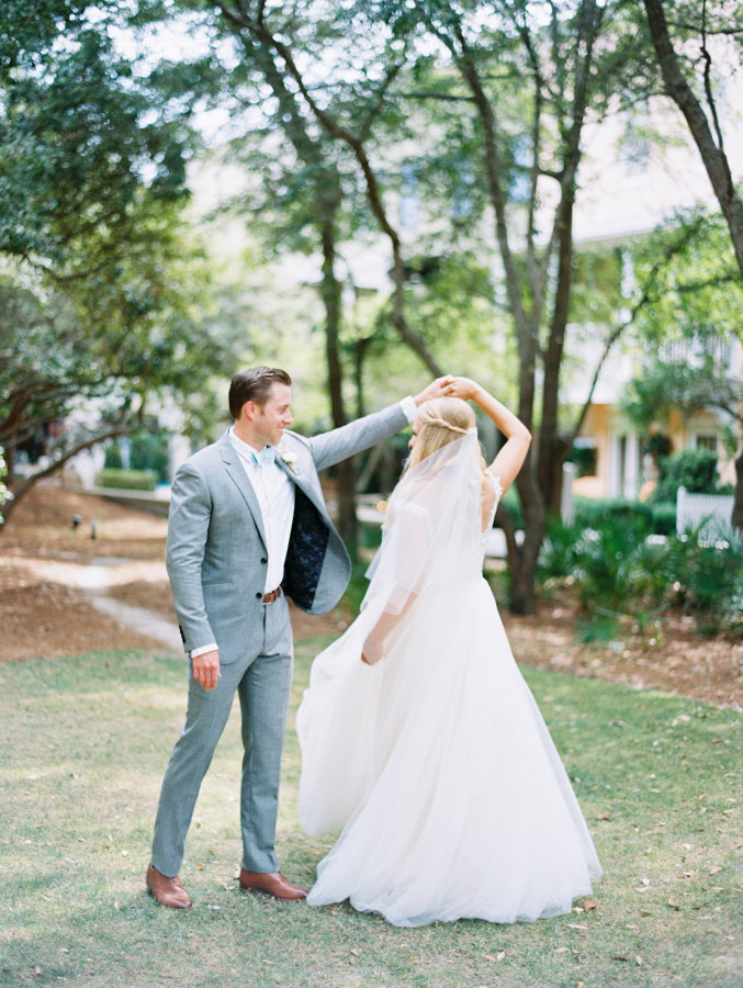 Elle + Adam | Reem Acra custom gown from Little White Dress Bridal Shop in Denver | Lauren Kinsey Photography