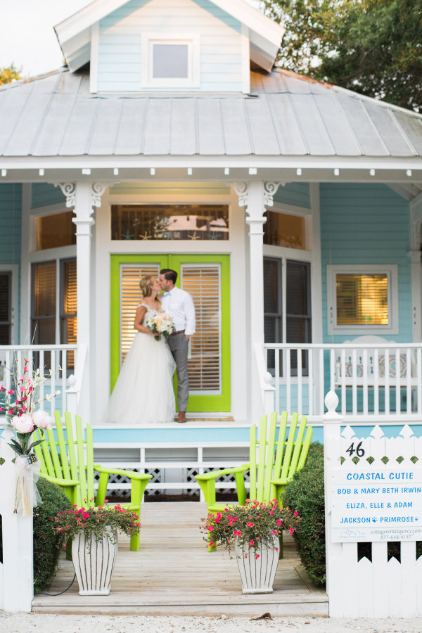 Elle + Adam | Reem Acra custom gown from Little White Dress Bridal Shop in Denver | Lauren Kinsey Photography