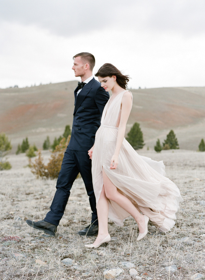 Laurie Arons 2016 Wedding Planner Masterclass | "Aria" by J.Mendel from Little White Dress Bridal Shop in Denver | Jose Villa Photography