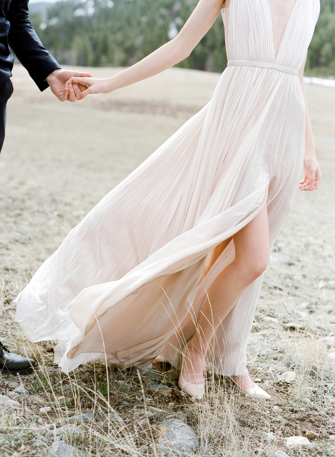  Laurie Arons 2016 Wedding Planner Masterclass | "Aria" by J.Mendel from Little White Dress Bridal Shop in Denver | Jose Villa Photography 