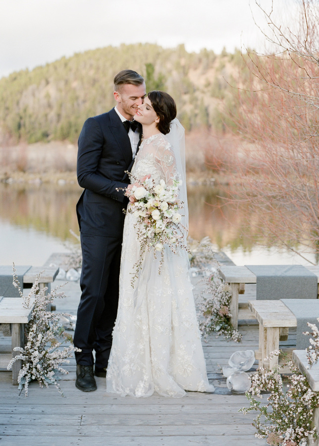  Laurie Arons 2016 Wedding Planner Masterclass | "Palma" by Naeem Khan from Little White Dress Bridal Shop in Denver | Jose Villa Photography 