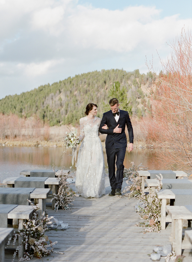  Laurie Arons 2016 Wedding Planner Masterclass | "Palma" by Naeem Khan from Little White Dress Bridal Shop in Denver | Jose Villa Photography 