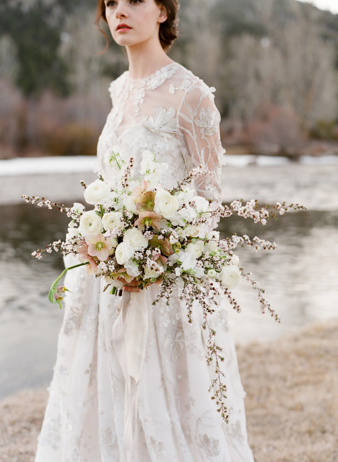 Laurie Arons 2016 Wedding Planner Masterclass | "Palma" by Naeem Khan from Little White Dress Bridal Shop in Denver | Jose Villa Photography