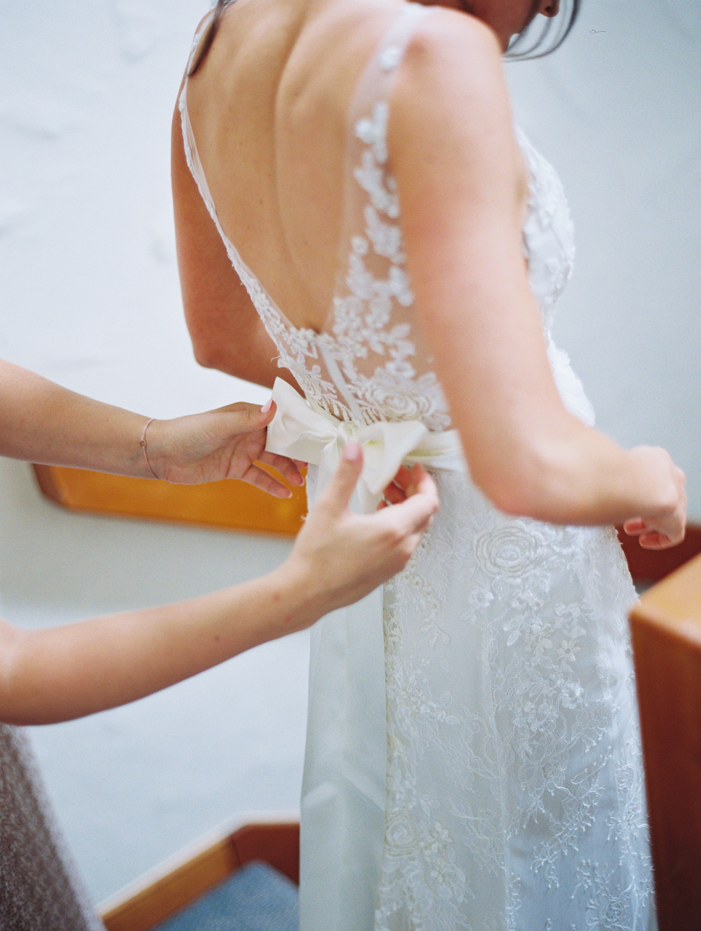 Leslie + Tyler | Liancarlo 6815 gown and Sassi Holford sash both from Little White Dress Bridal Shop in Denver | Cassidy Brooke Photography