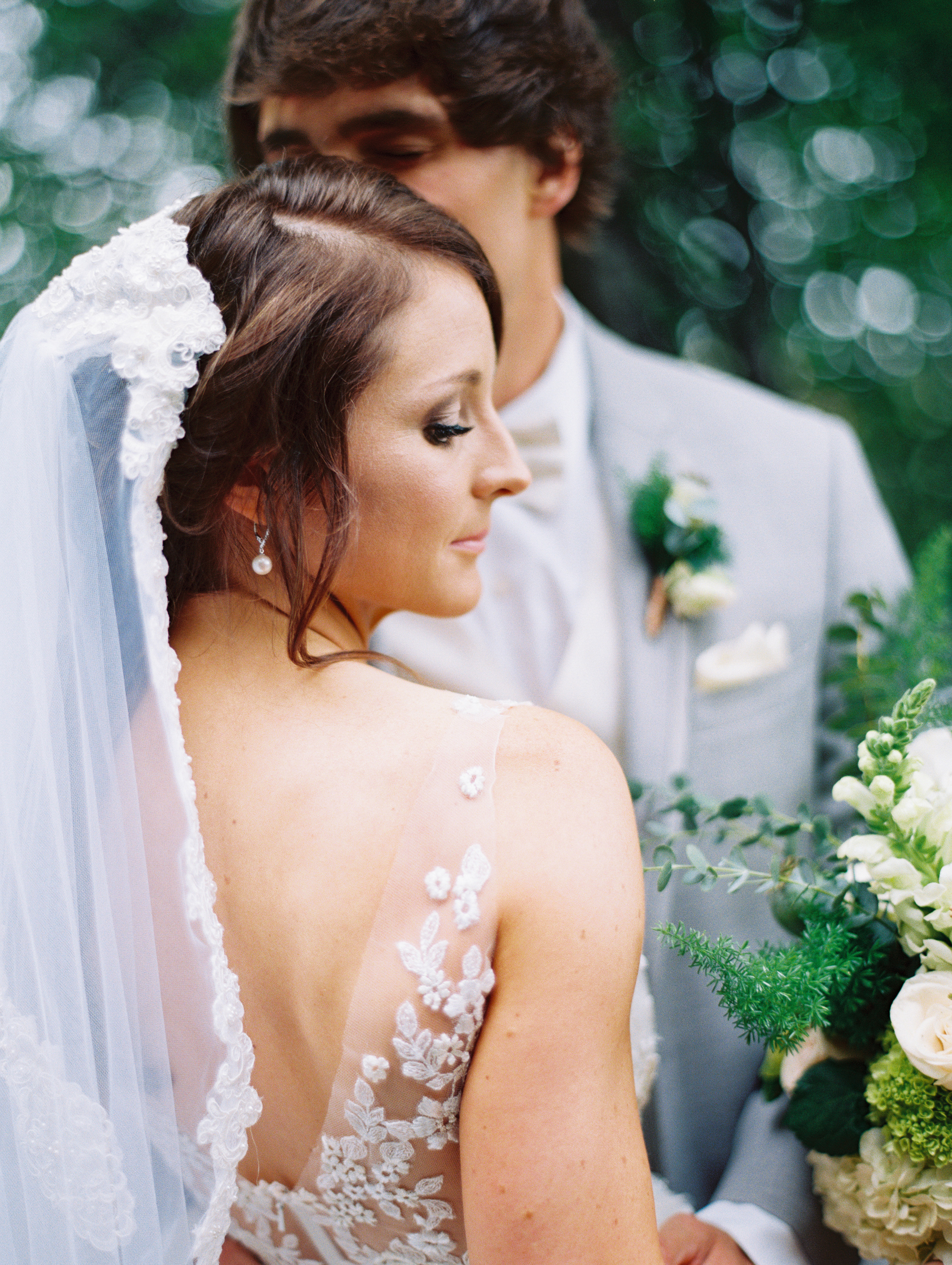 Leslie + Tyler | Liancarlo 6815 gown and Sassi Holford sash both from Little White Dress Bridal Shop in Denver | Cassidy Brooke Photography