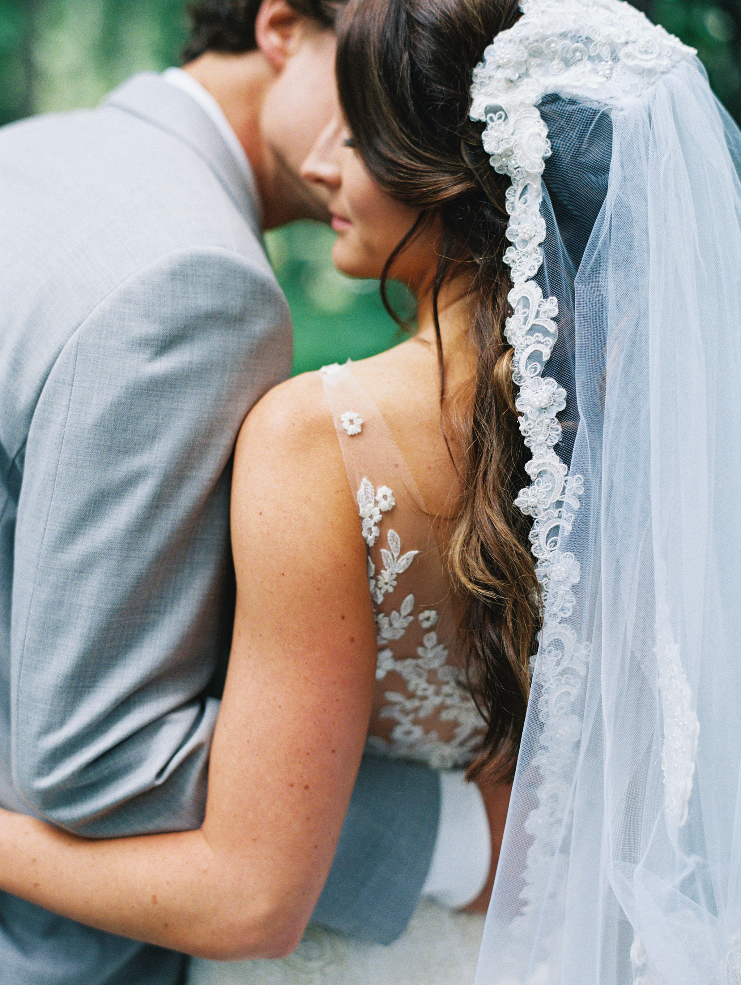 Leslie + Tyler | Liancarlo 6815 gown and Sassi Holford sash both from Little White Dress Bridal Shop in Denver | Cassidy Brooke Photography