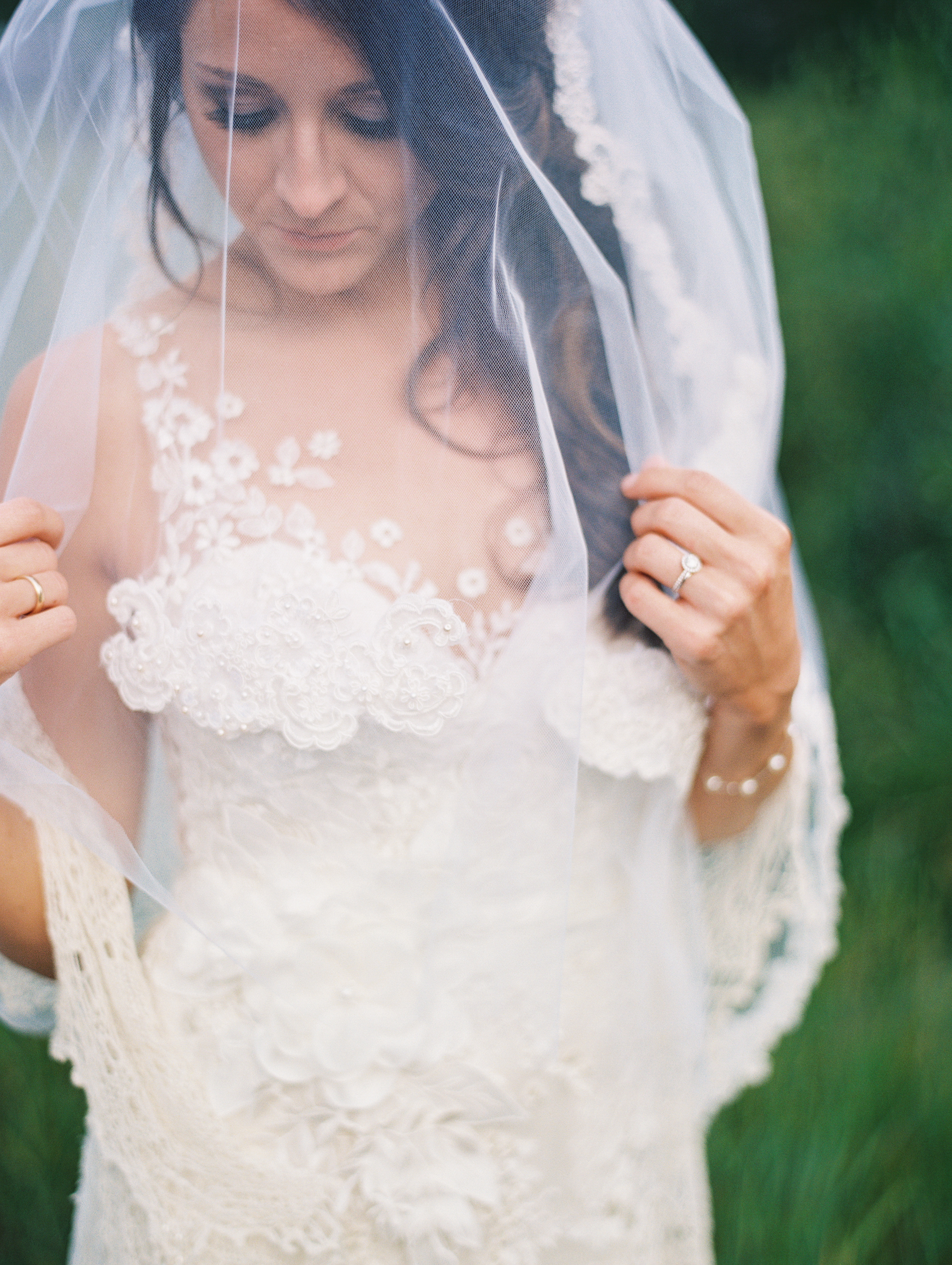 Leslie + Tyler | Liancarlo 6815 gown and Sassi Holford sash both from Little White Dress Bridal Shop in Denver | Cassidy Brooke Photography