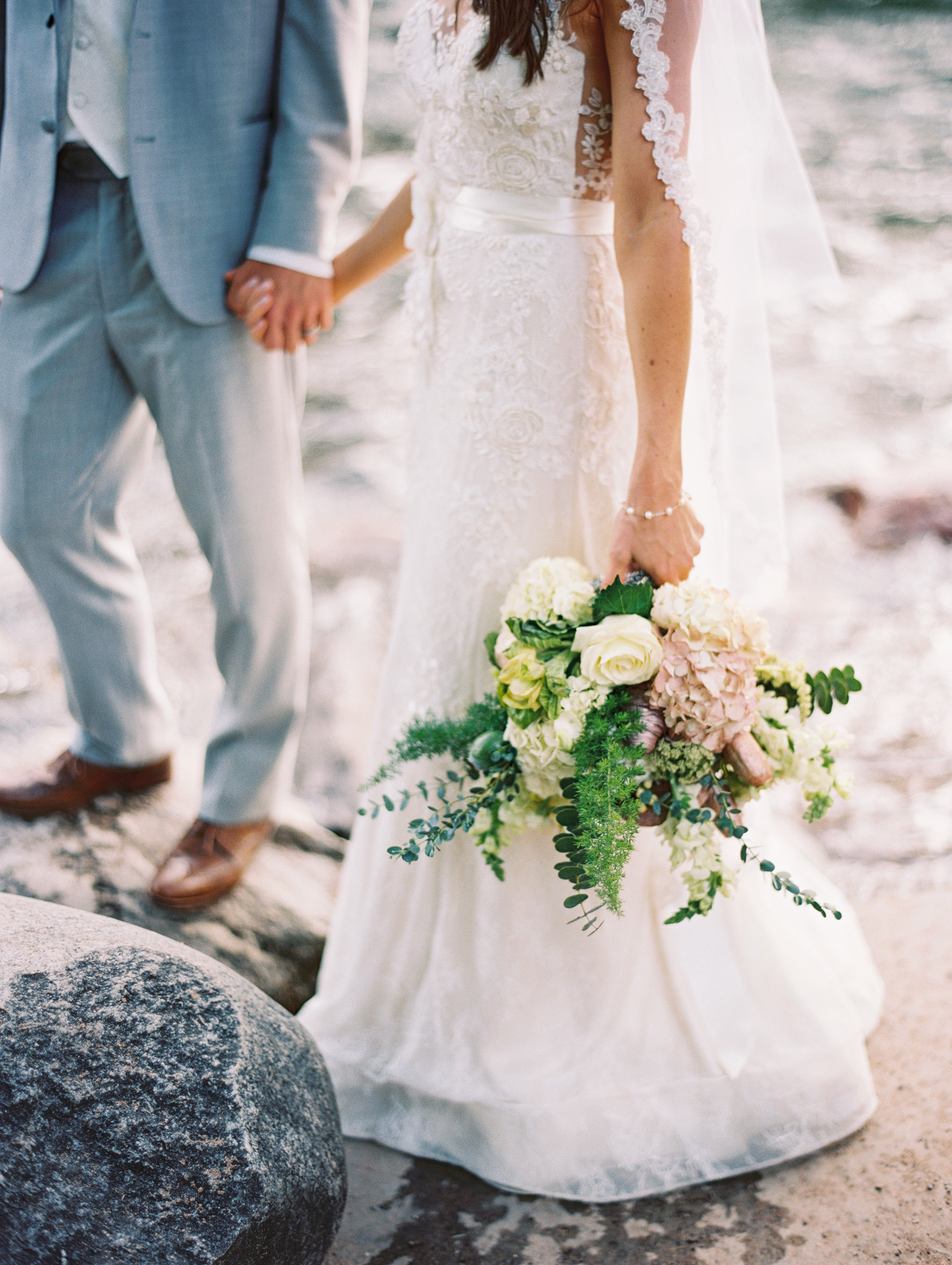 Leslie + Tyler | Liancarlo 6815 gown and Sassi Holford sash both from Little White Dress Bridal Shop in Denver | Cassidy Brooke Photography