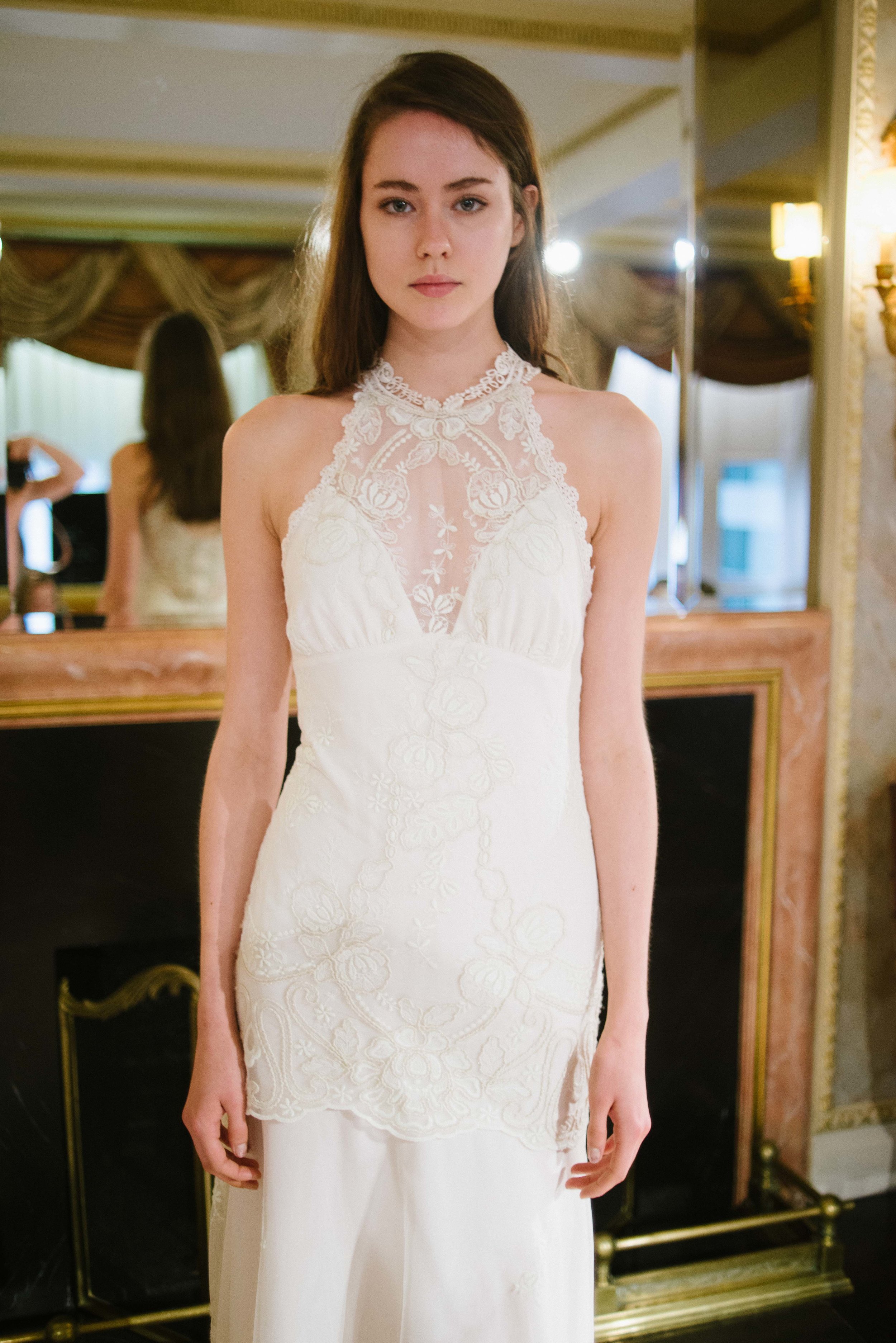  New York Bridal Fashion Week 2016 | Claire Pettibone Couture, "The Four Seasons Collection" | Available at Little White Dress Bridal Shop in Denver 