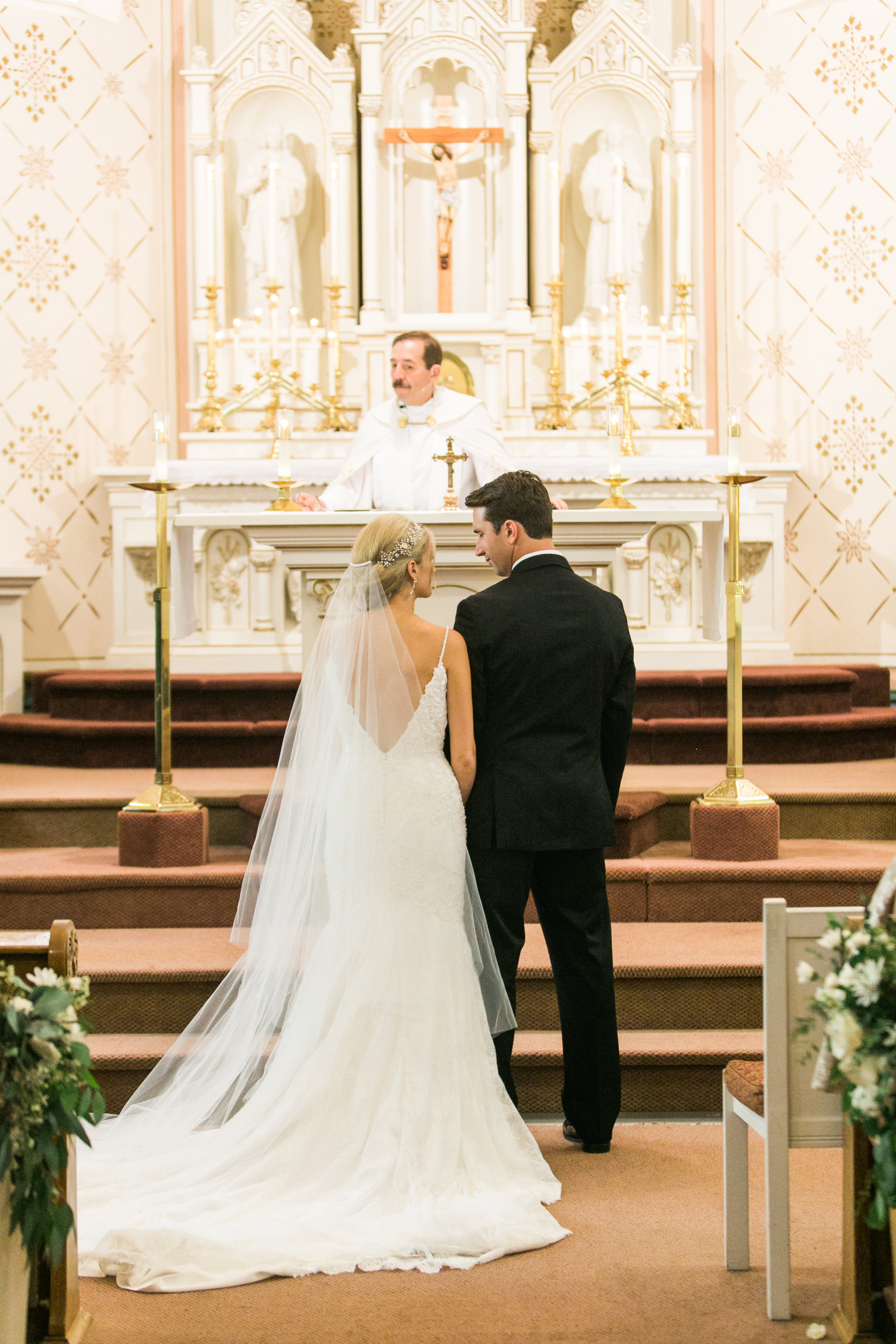  Bride Ellen | gown by Justin Alexander #9819 | headpiece by Twigs and Honey | veil by Love Veils and Accessories | all available at Little White Dress Bridal Shop in Denver | Cassidy Brooke Photography 