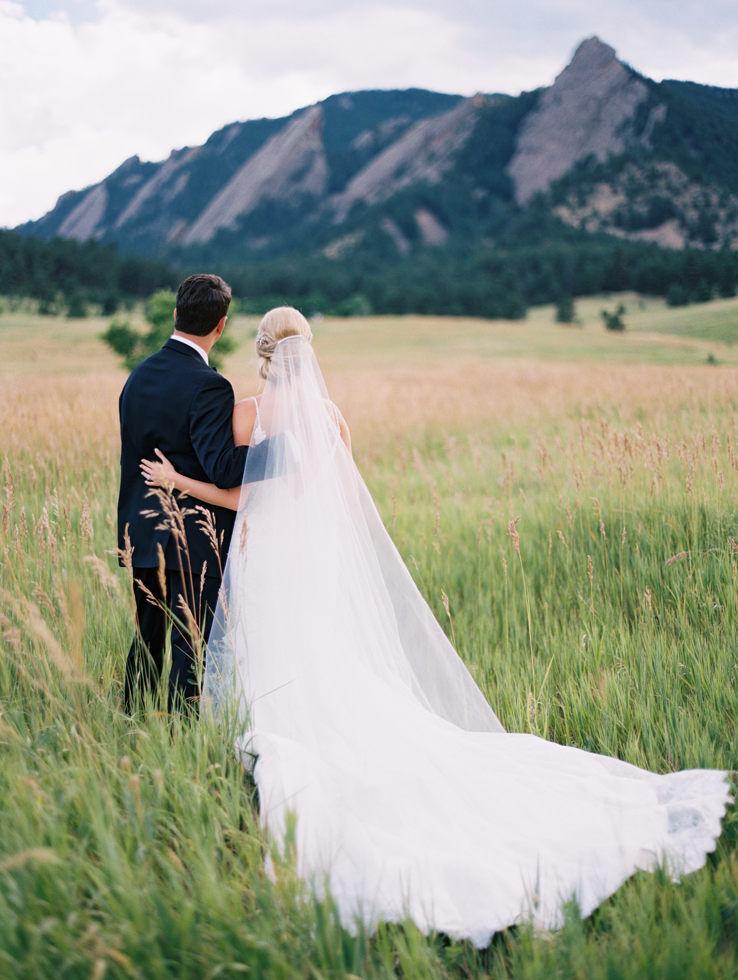 Bride Ellen | gown by Justin Alexander #9819 | headpiece by Twigs and Honey | veil by Love Veils and Accessories | all available at Little White Dress Bridal Shop in Denver | Cassidy Brooke Photography