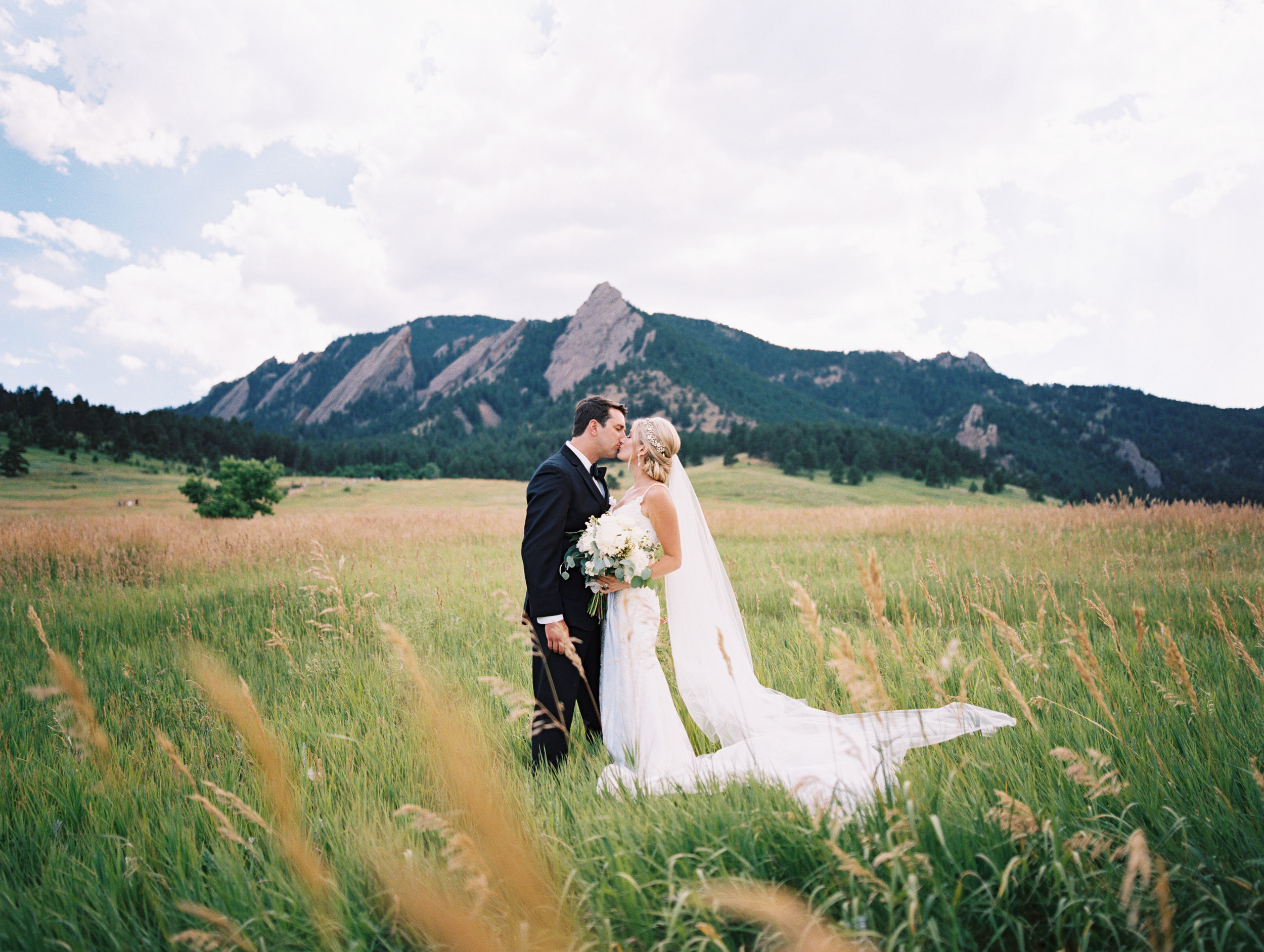  Bride Ellen | gown by Justin Alexander #9819 | headpiece by Twigs and Honey | veil by Love Veils and Accessories | all available at Little White Dress Bridal Shop in Denver | Cassidy Brooke Photography 