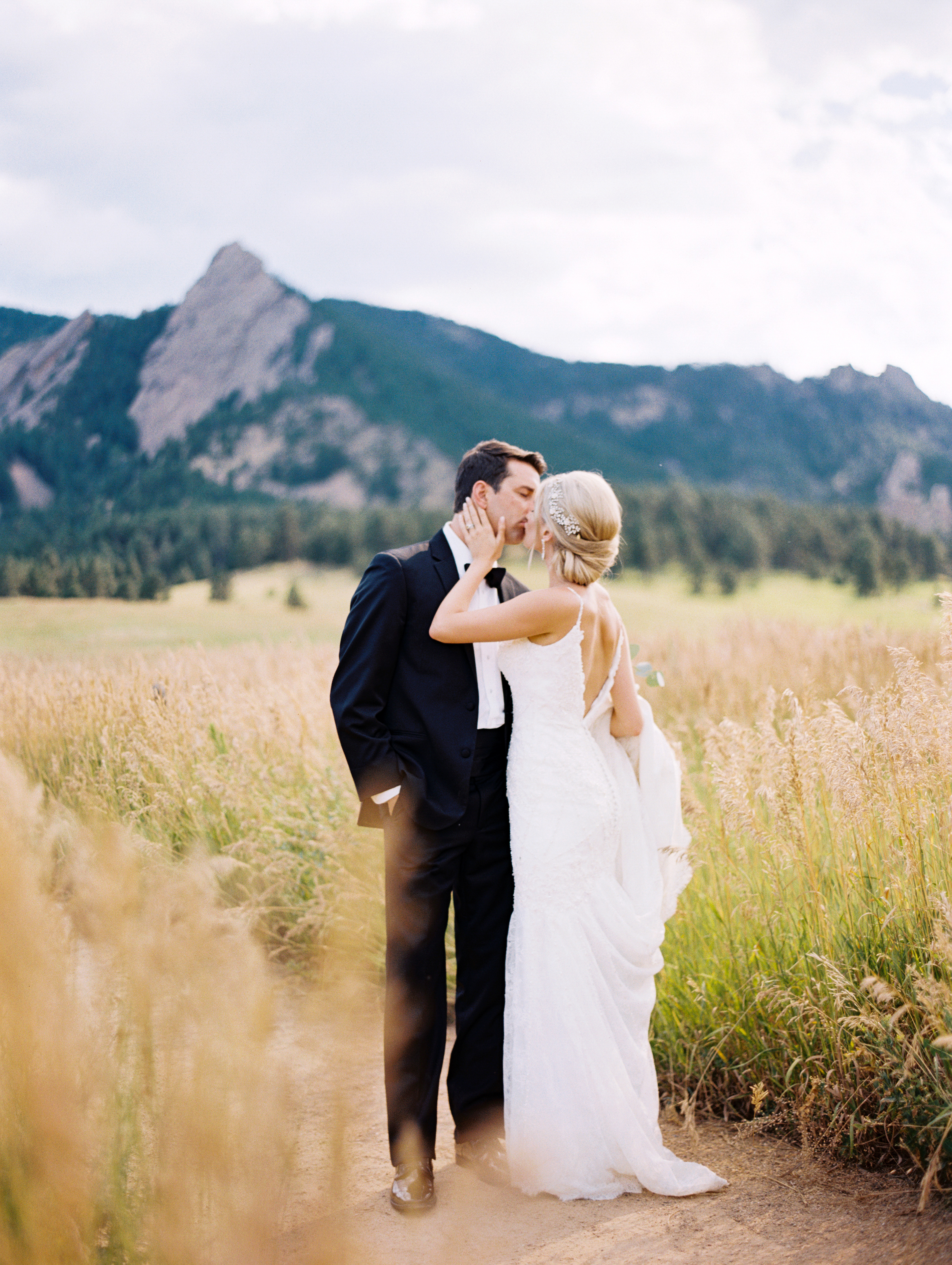  Bride Ellen | gown by Justin Alexander #9819 | headpiece by Twigs and Honey | veil by Love Veils and Accessories | all available at Little White Dress Bridal Shop in Denver | Cassidy Brooke Photography 