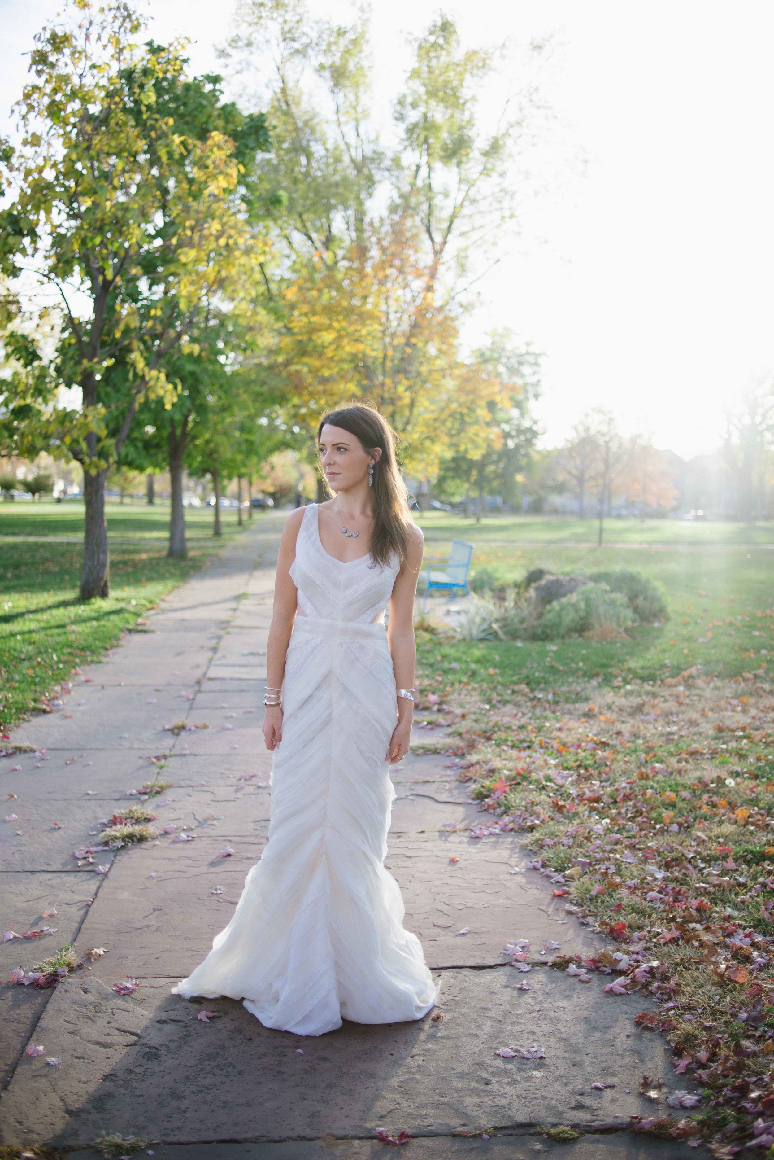 Fall Wedding Inspiration | J. Mendel "Zoe" | available at Little White Dress Bridal Shop in Denver | Photography: Kelly Leggett