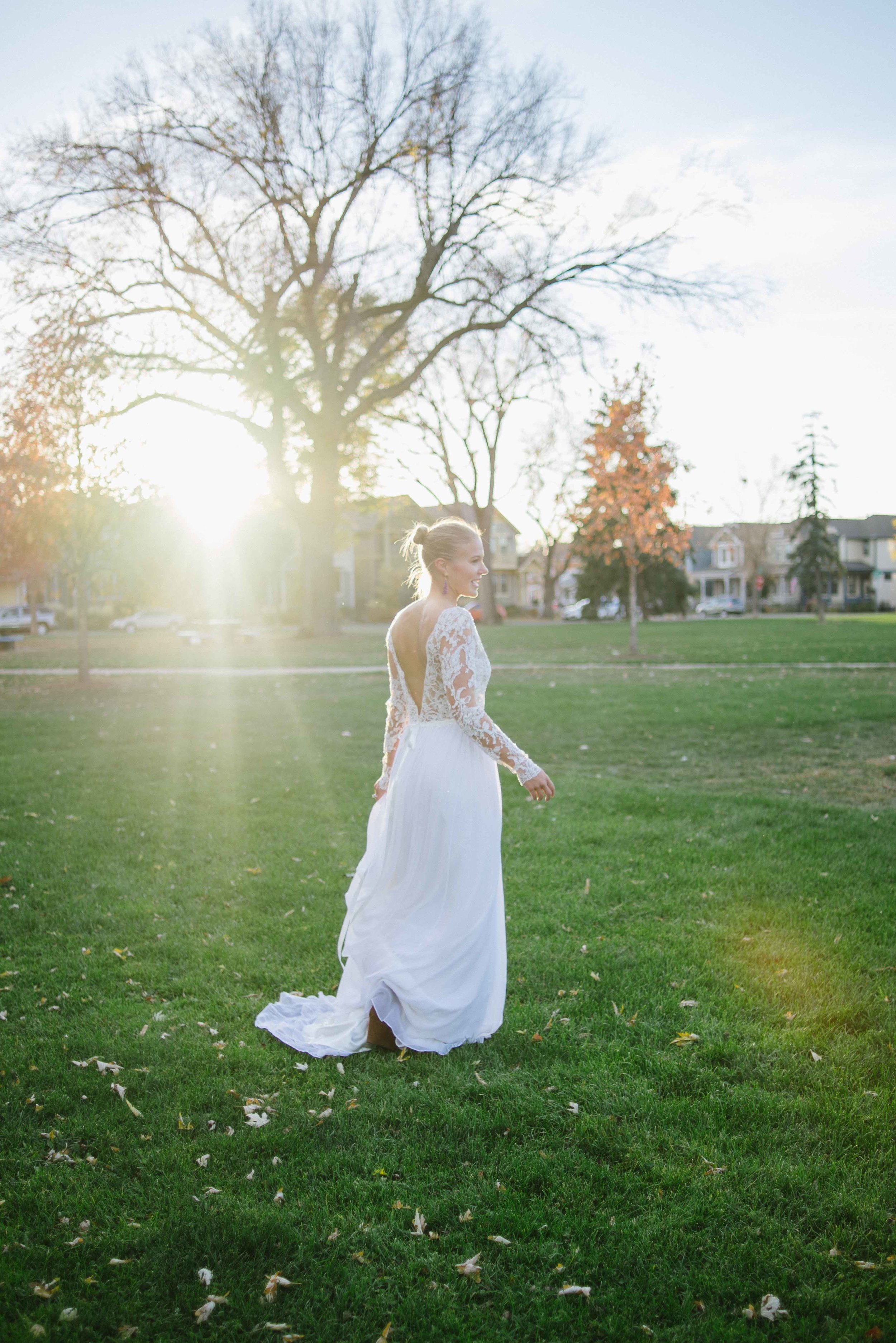 Fall Wedding Inspiration | Anne Barge "Leyland" | available at Little White Dress Bridal Shop in Denver | Photography: Kelly Leggett