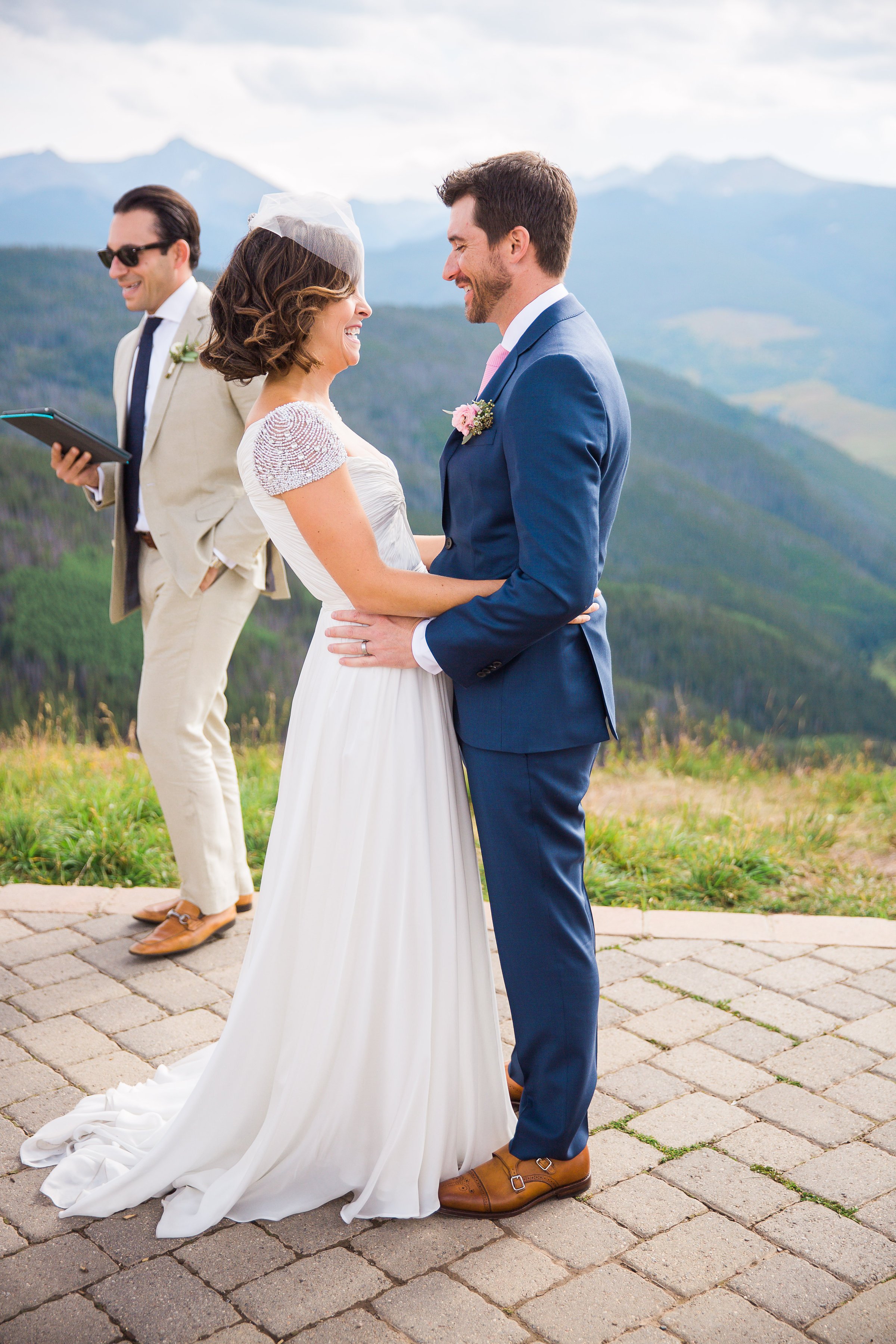Alana | gown "Olivia" by Reem Acra | headpiece by Love Veils and Twigs & Honey | all from LIttle White Dress Bridal Shop in Denver, Colorado | Tom K Photography