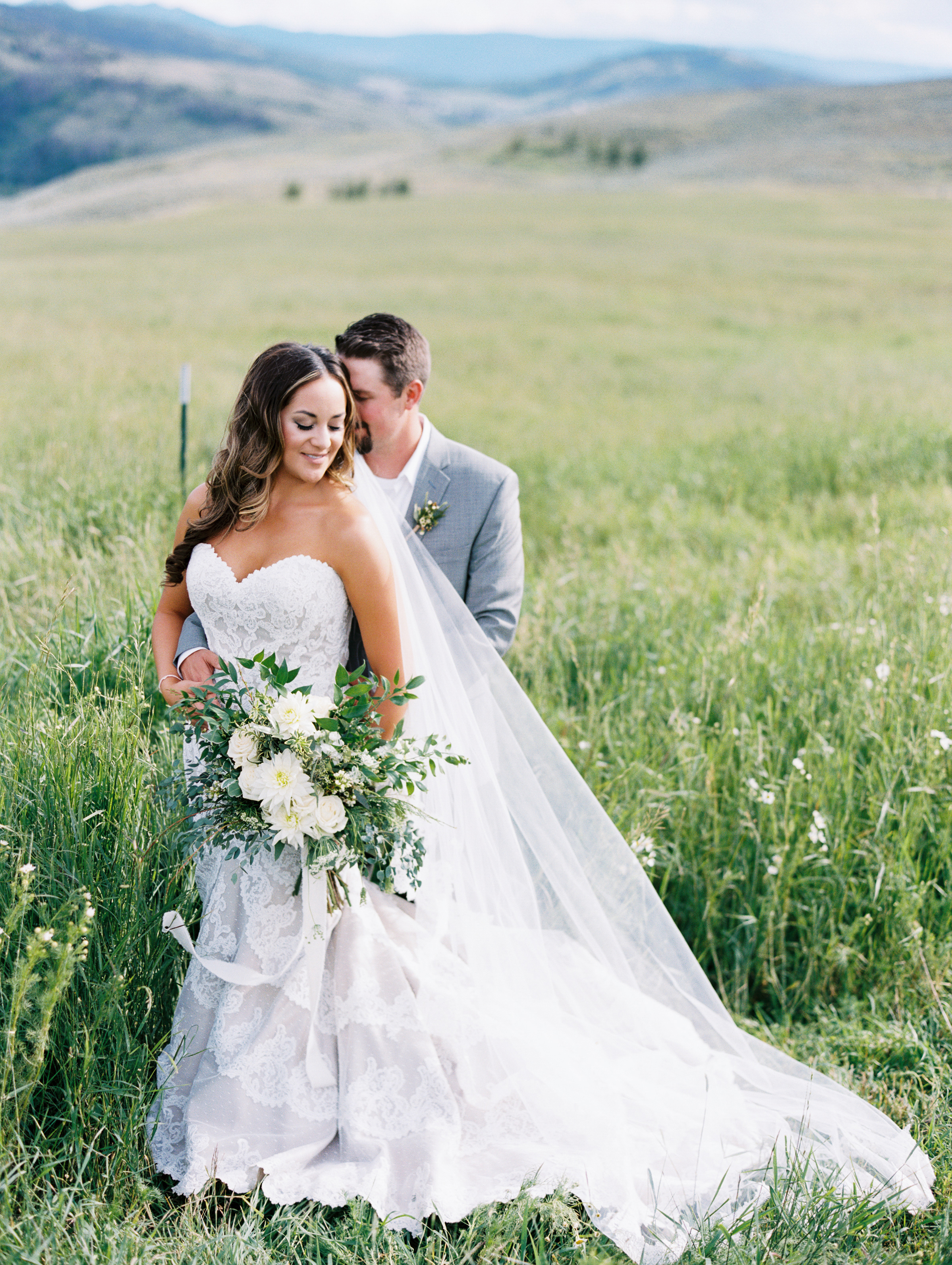  Valerie + Tim | Strawberry Creek Ranch wedding | Matthew Christopher Emma gown from Little White Dress | Cassidy Brooke Photography 