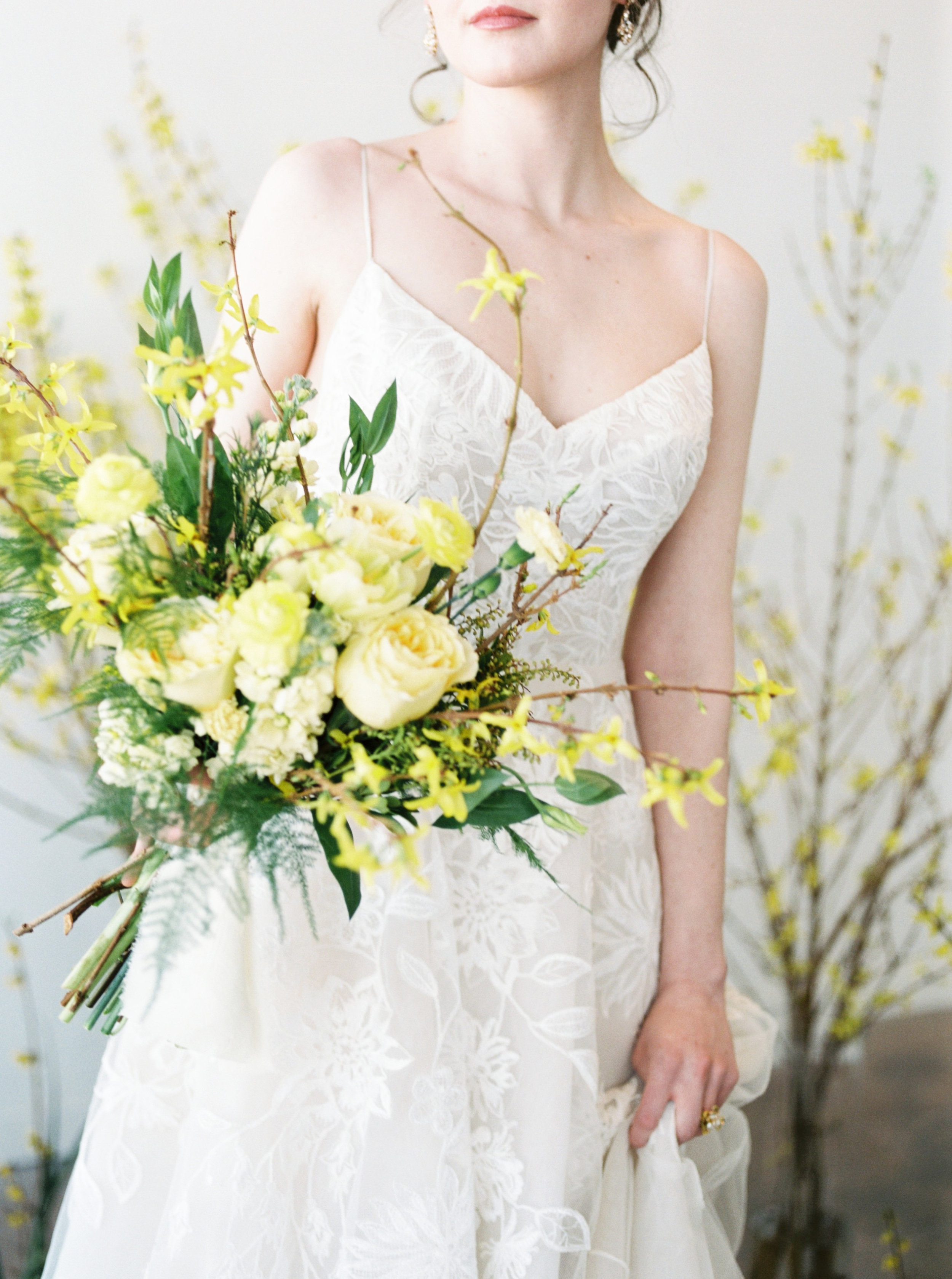  Lela Rose "The Altar" wedding dress | Spring Bridal Inspiration from Little White Dress Bridal Shop in Denver, Colorado | Decorus Photography 