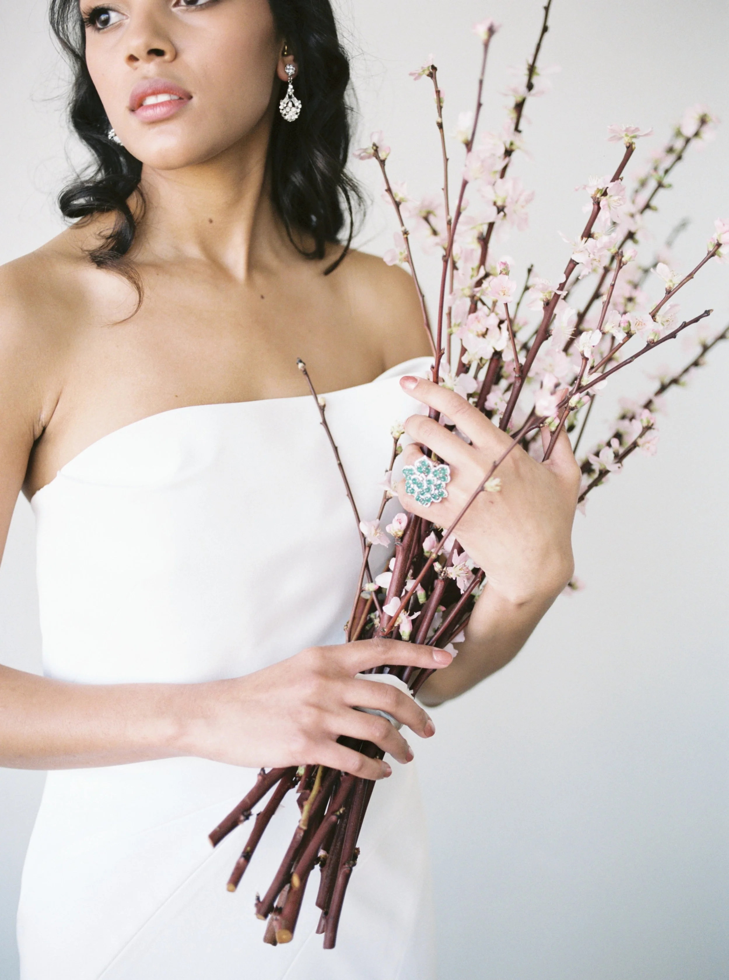 J. Mendel "Madeleine" wedding dress | Spring Bridal Inspiration from Little White Dress Bridal Shop in Denver, Colorado | Decorus Photography