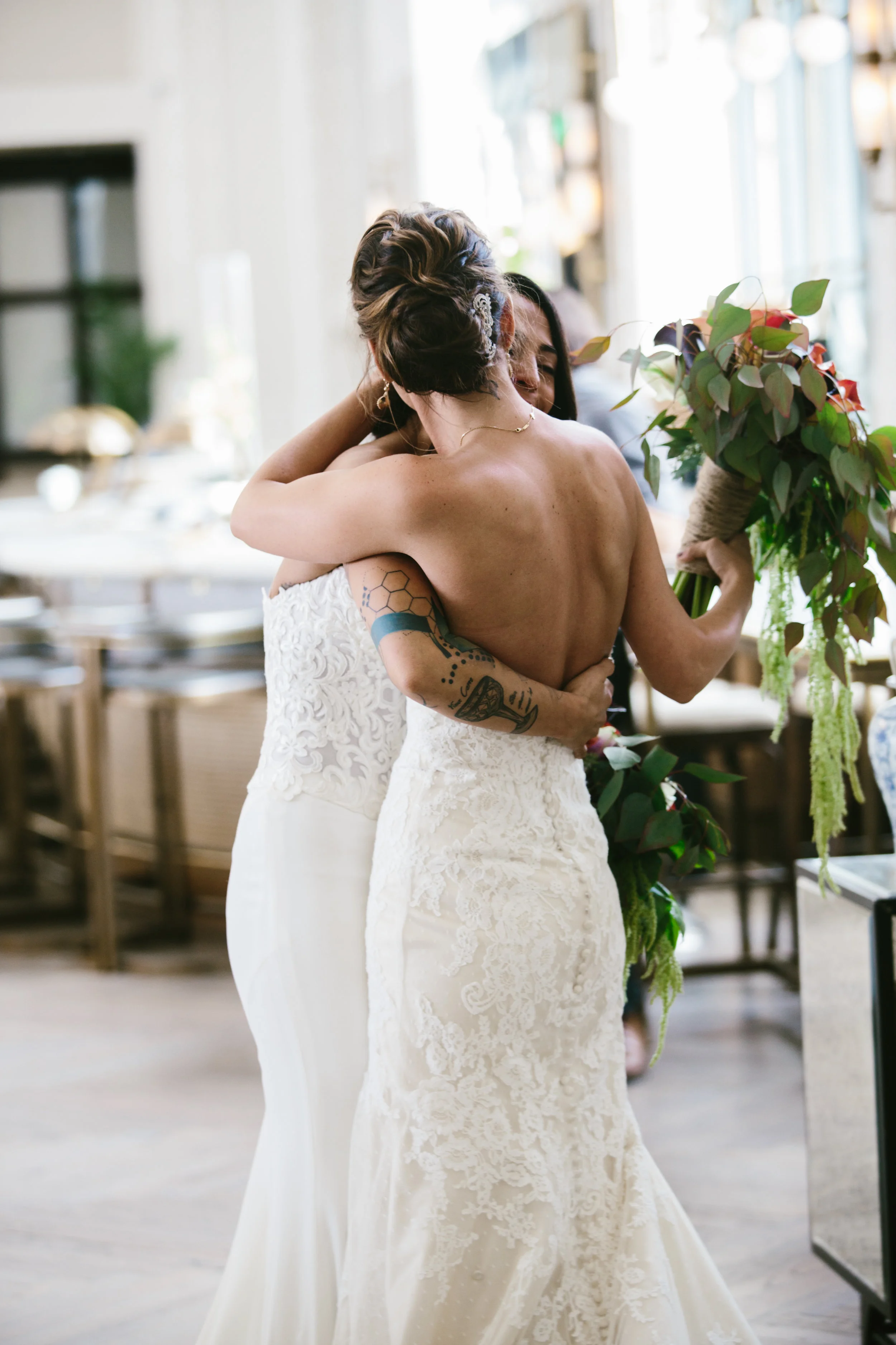 Emily + Jovan | Denver Union Station Wedding | Matthew Christopher Cosette gown from Little White Dress Bridal Shop | Photo by We Are Matt + Jess