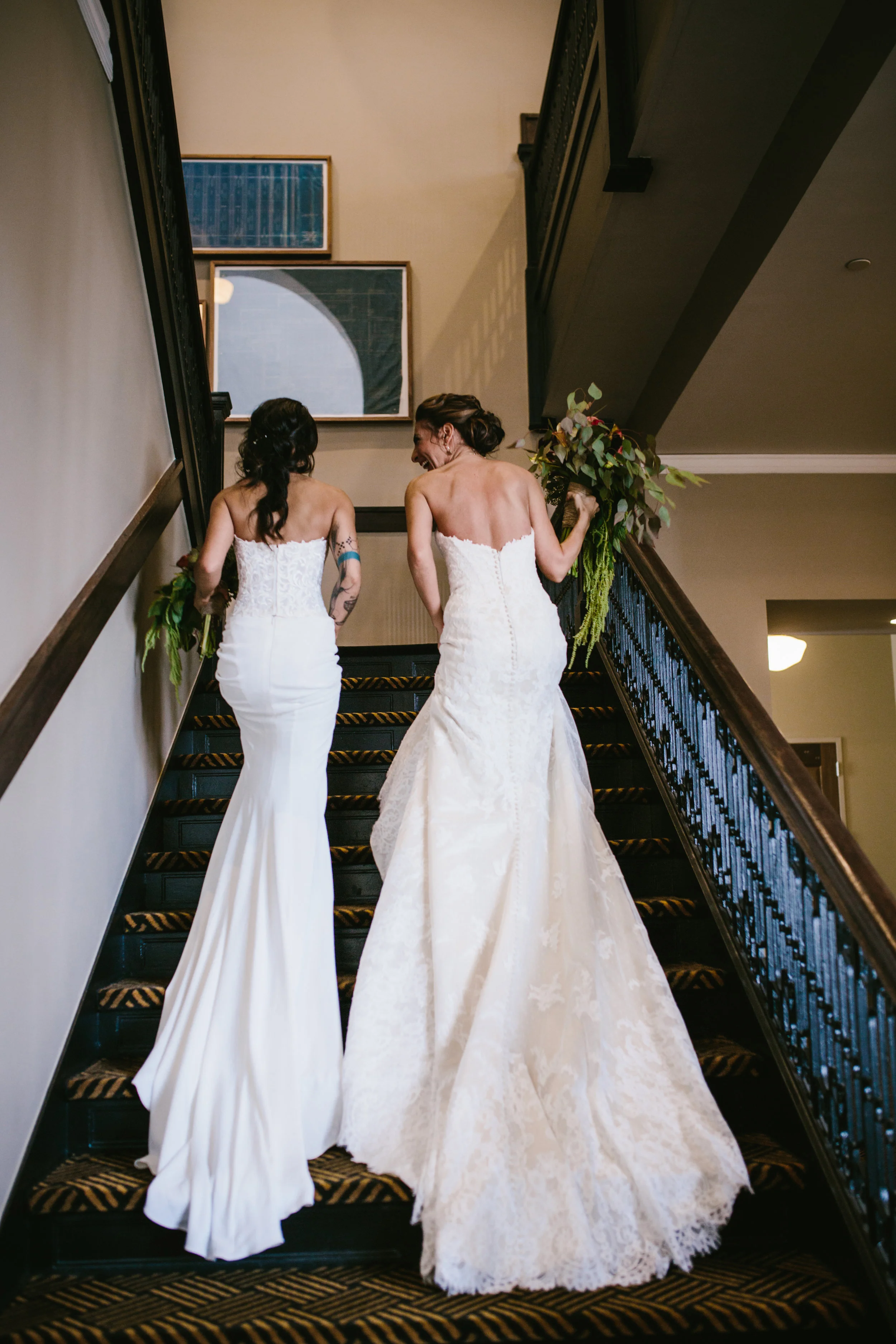 Emily + Jovan | Denver Union Station Wedding | Matthew Christopher Cosette gown from Little White Dress Bridal Shop | Photo by We Are Matt + Jess