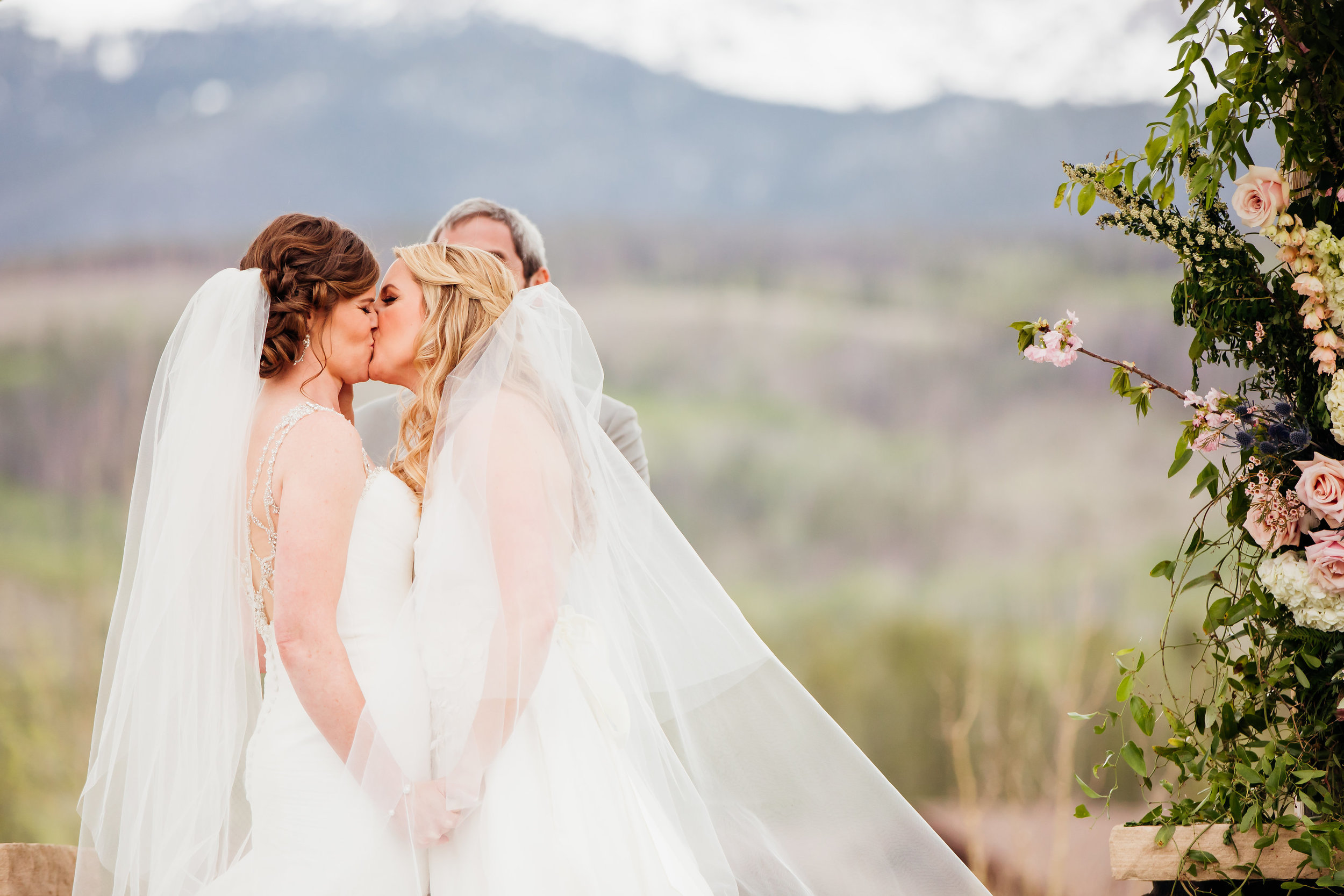 Devil's Thumb Ranch Wedding, LGBT Wedding, Denver Bridal Shop, Sassi Holford