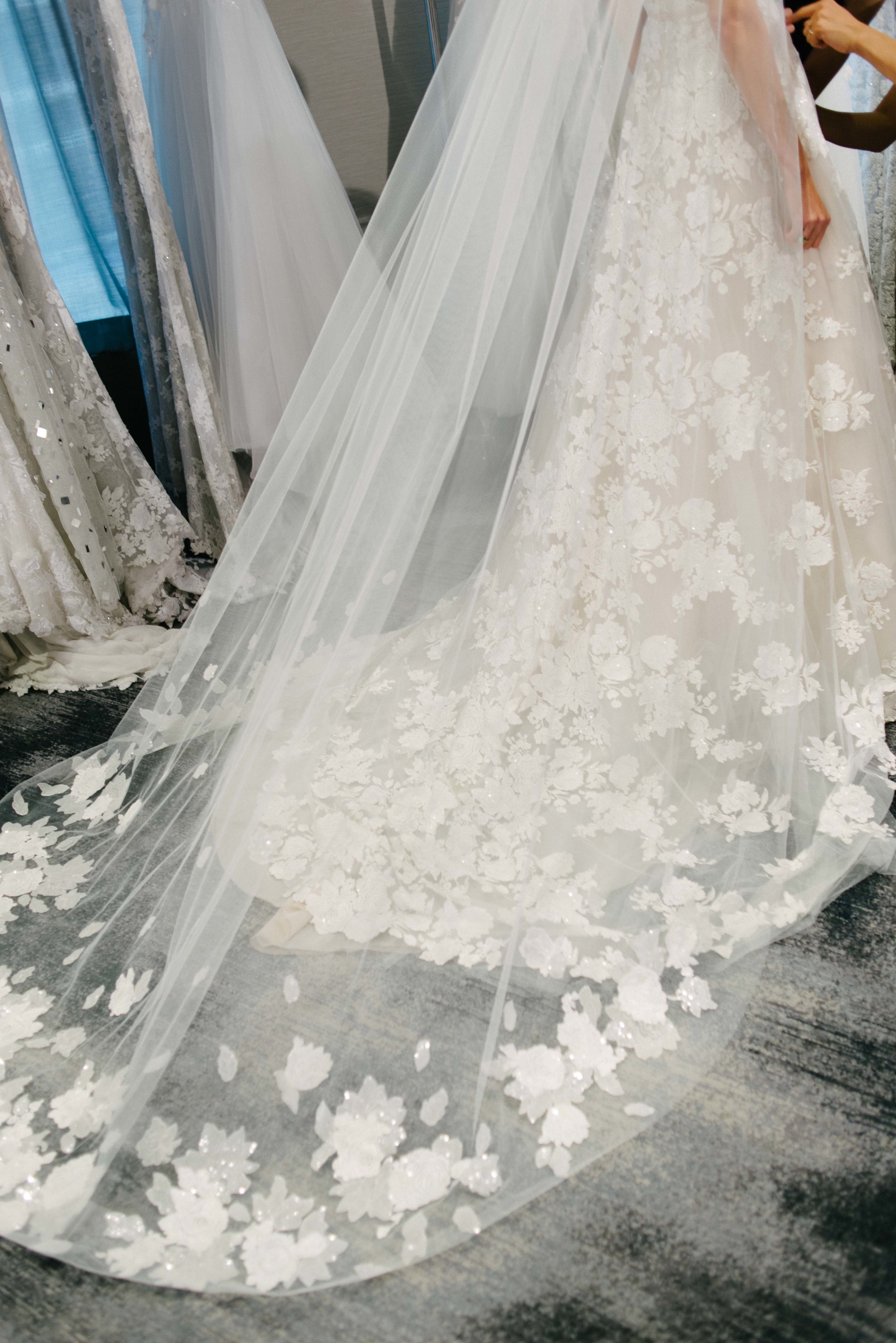 Bridal Fashion Week Trends 2019, New York Bridal Fashion Week, Bridal Market, Statement Veils